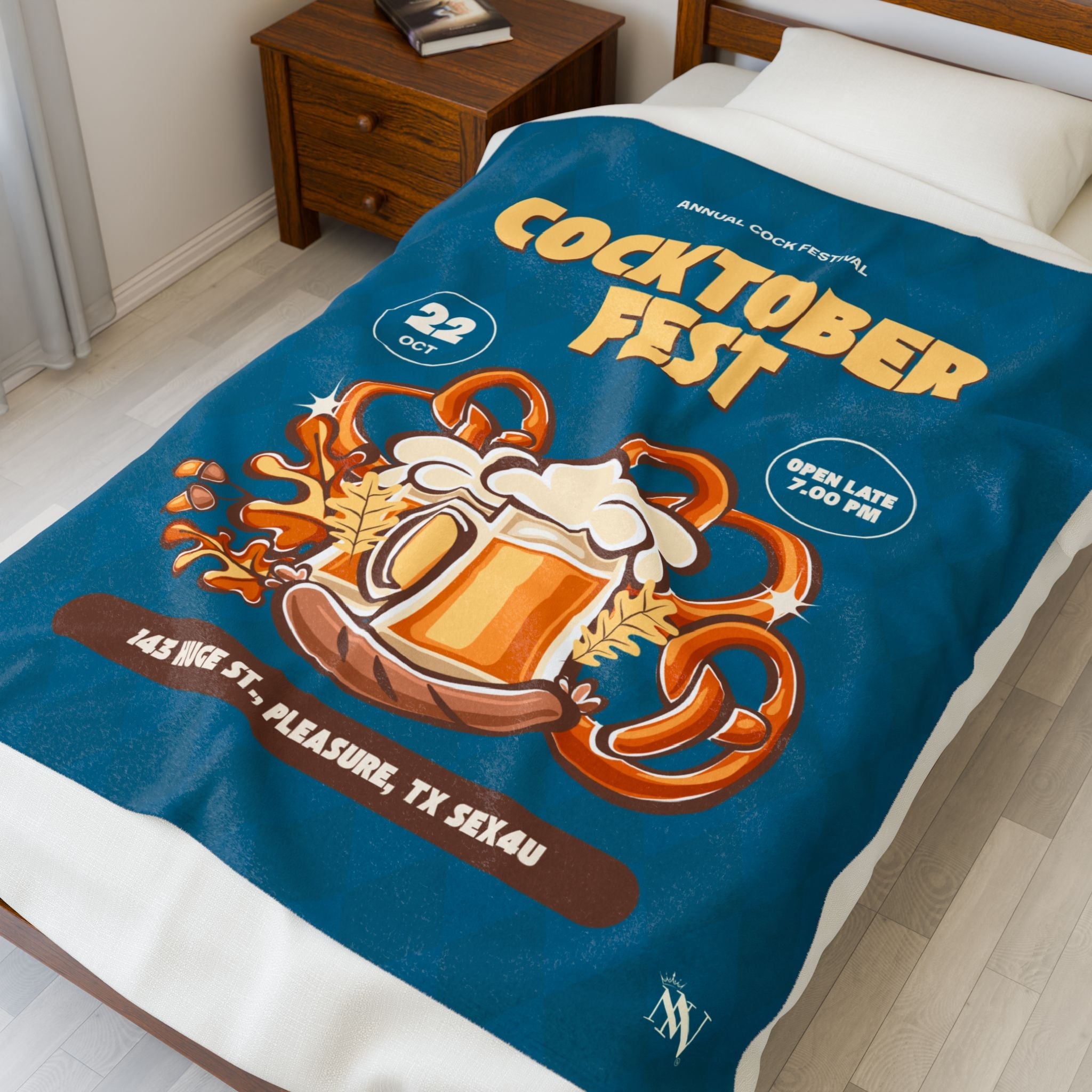 Cocktober Fest | Mix & Match Velveteen Fun-Flirty Lovers’ Blankets