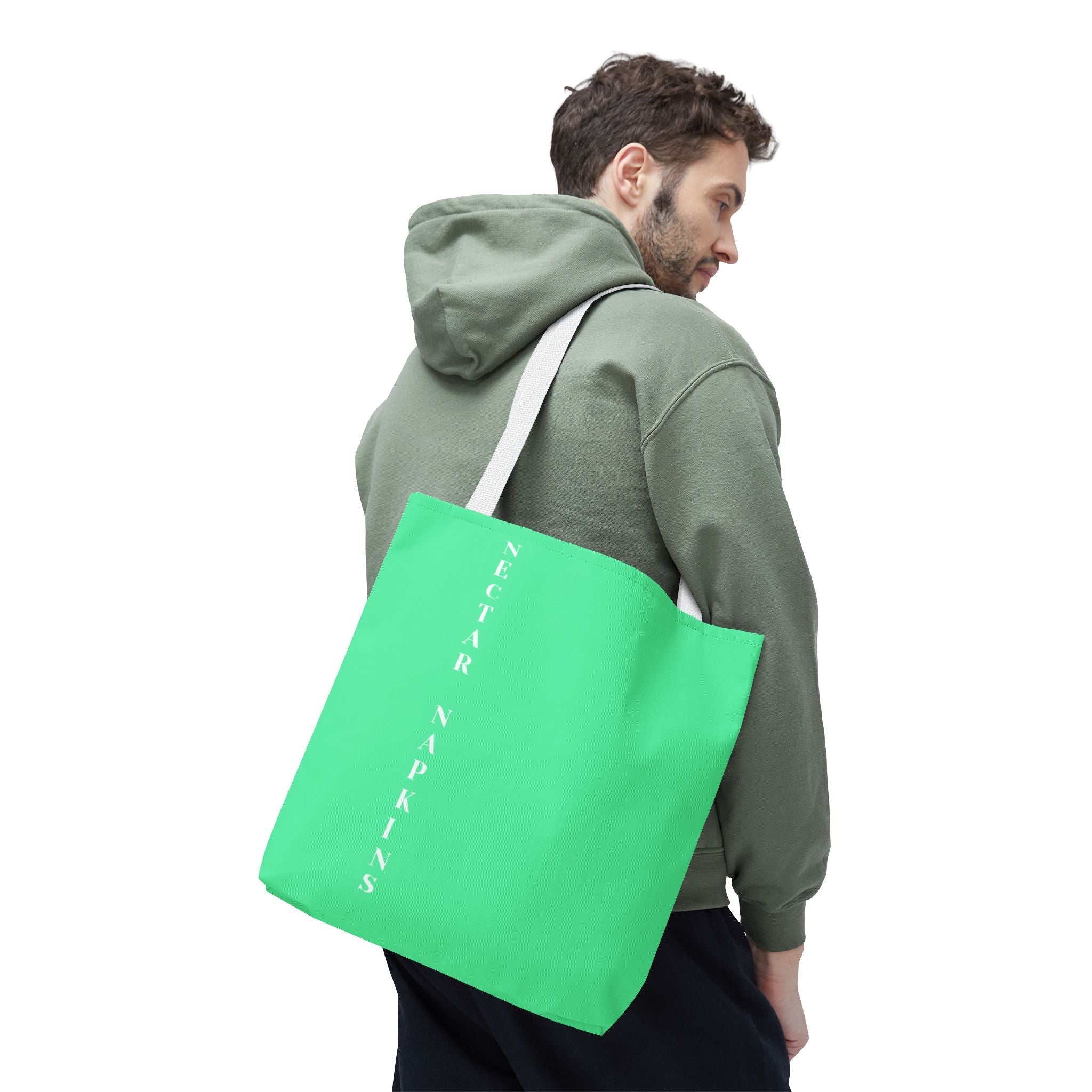 Nectar Napkins Brand Mint Green Tote Bag