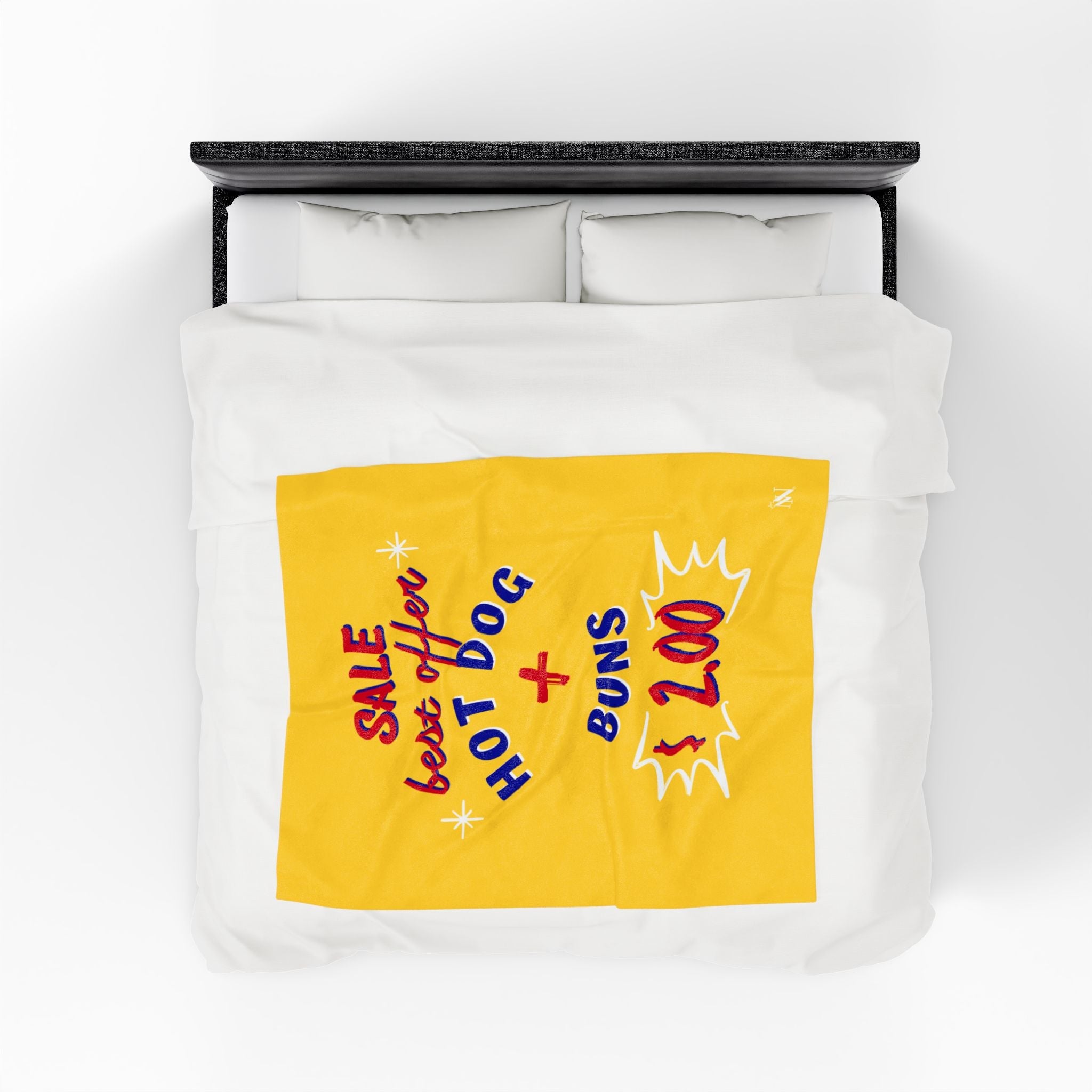 Hot Dog + Buns | Mix & Match Soft Fun-Flirty Lovers’ Blankets