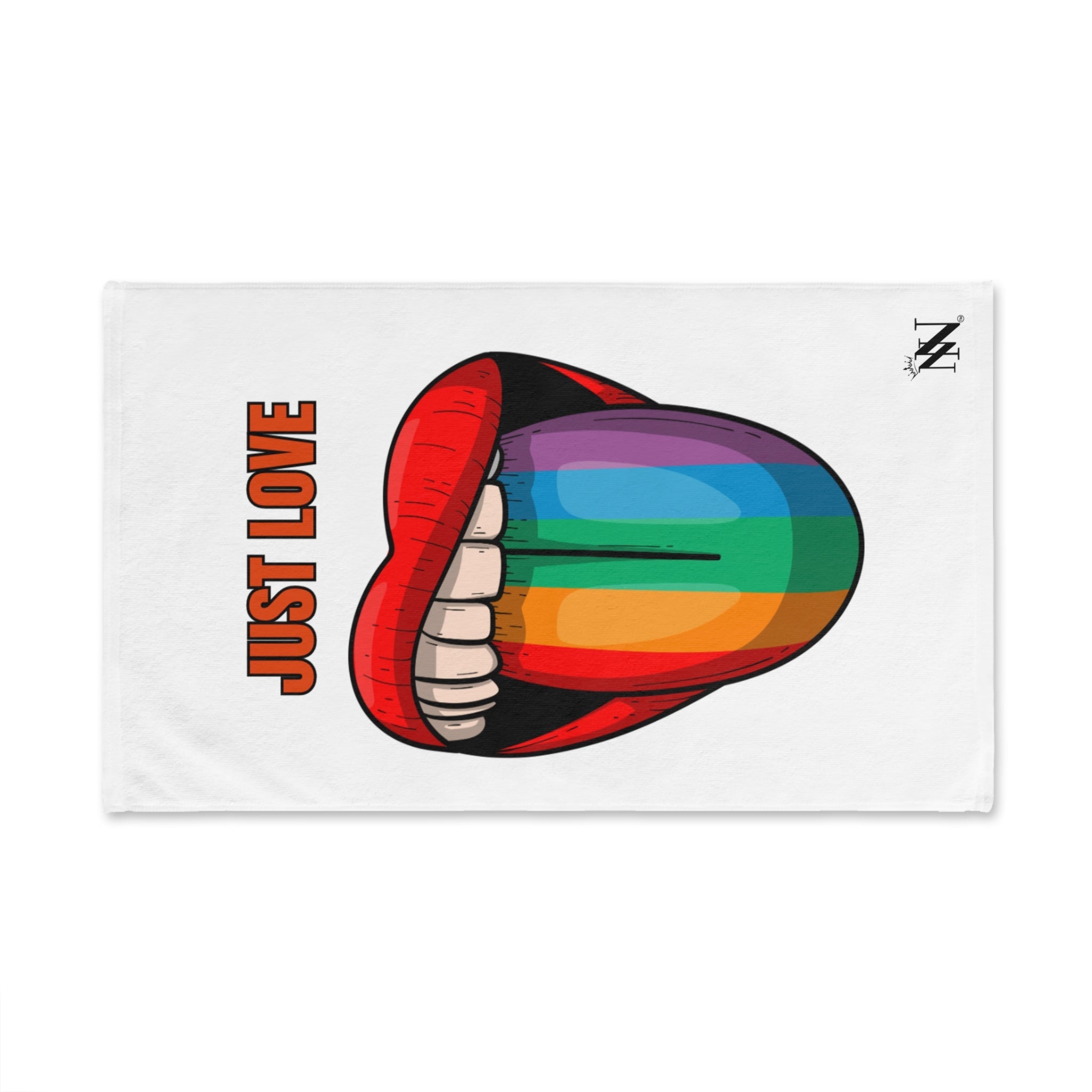 Just Love Rainbow Pride Cum Towel