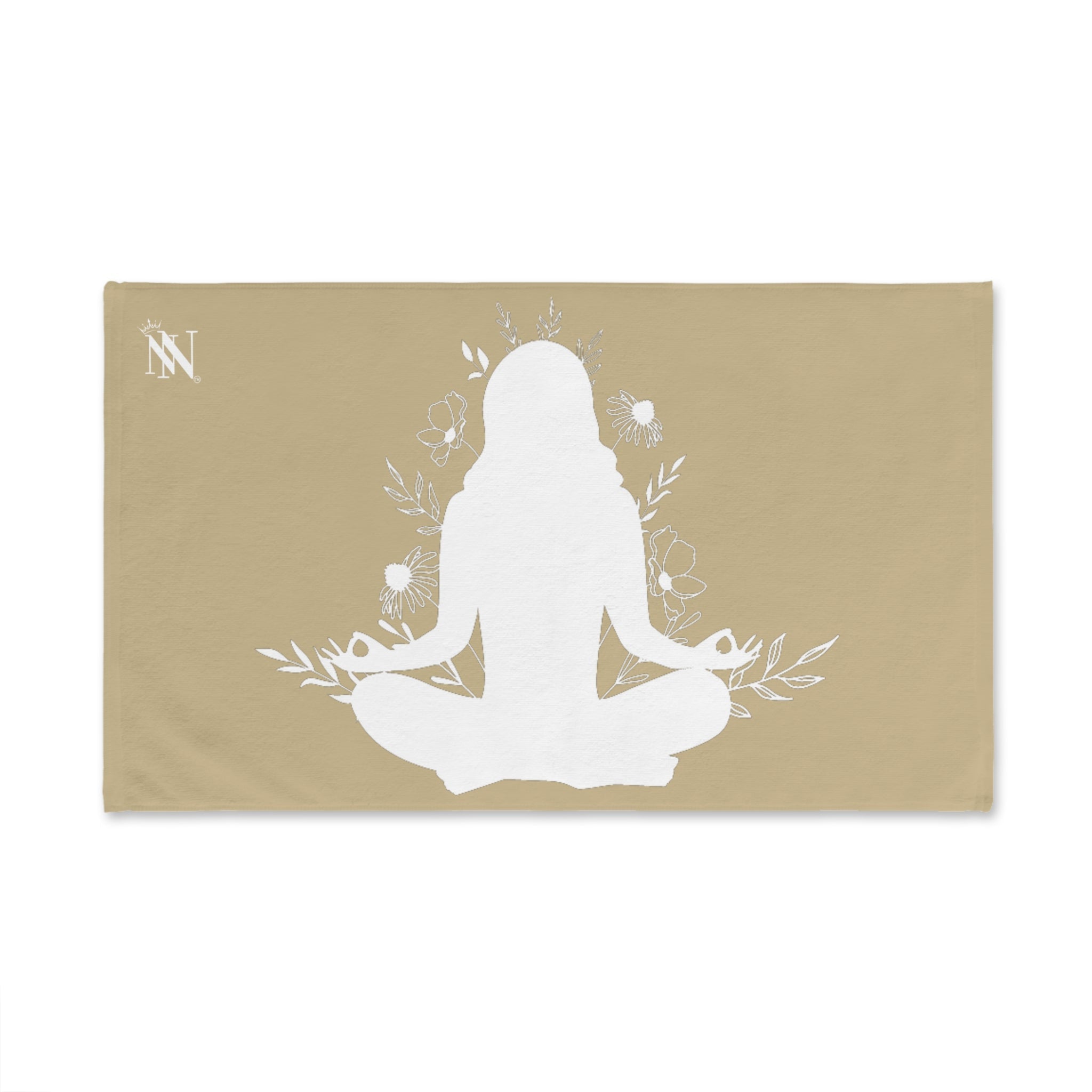 Seated Yoga Meditation Gold Cum Towel