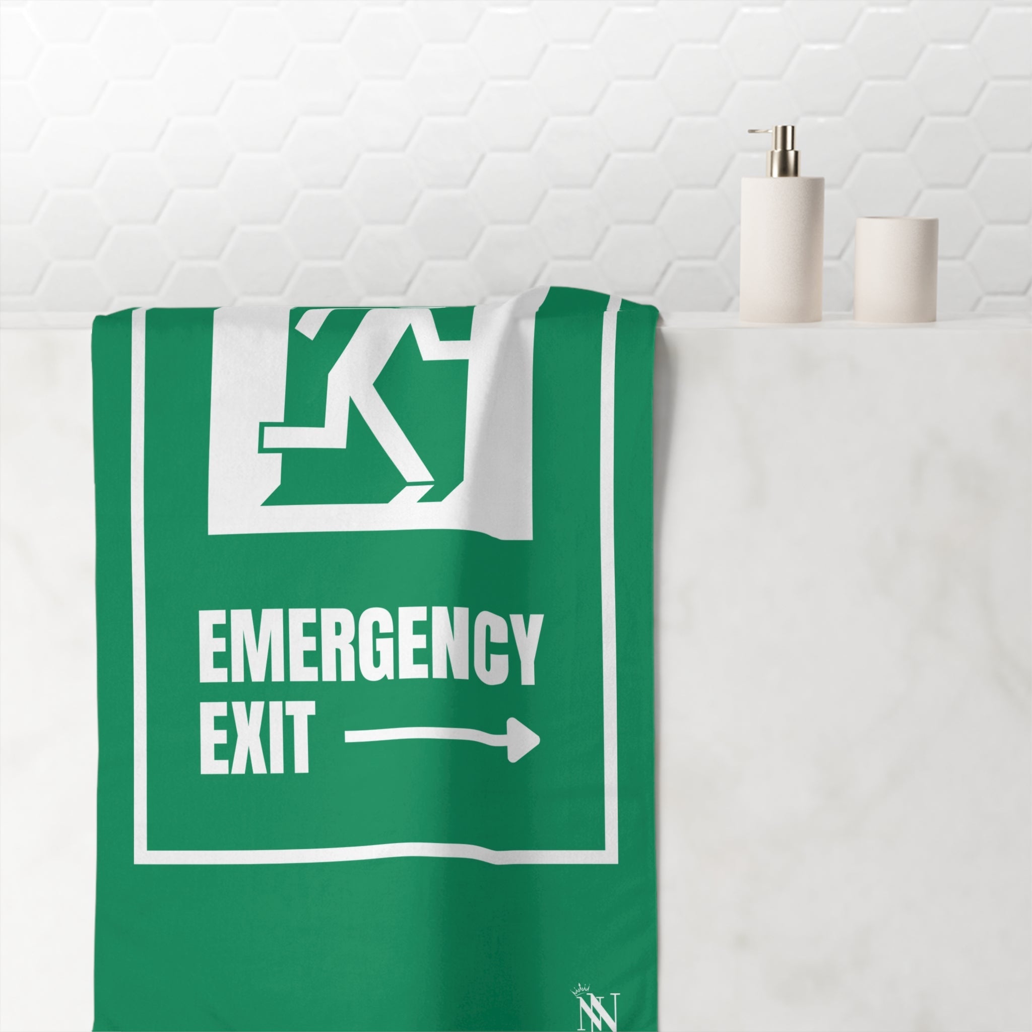 Emergency Exit | Mix & Match XL Fun-Flirty Lovers’ Towels