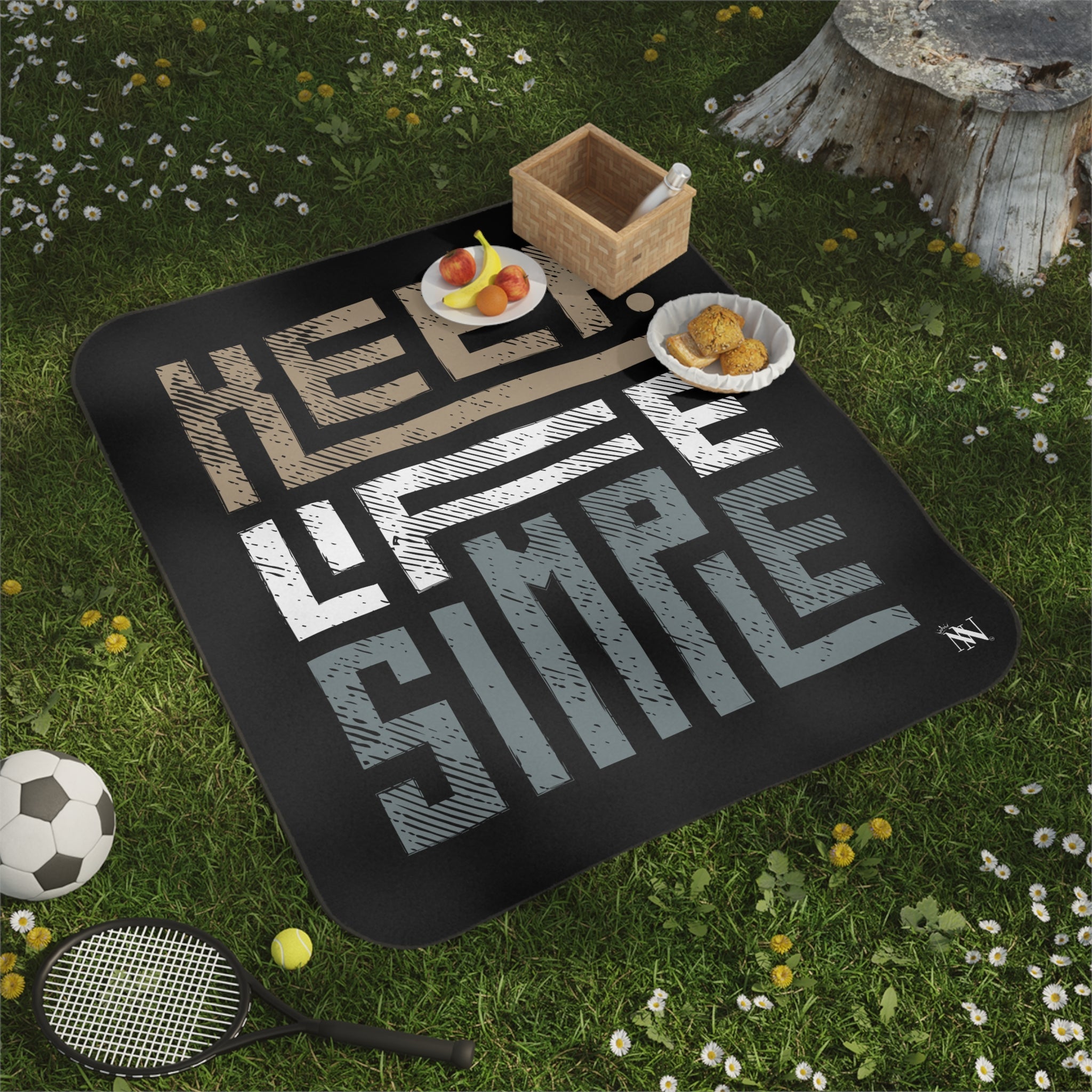 Keep Life Simple | Mix Match Fun-Flirty Lovers’ Water-Resistant Blankets