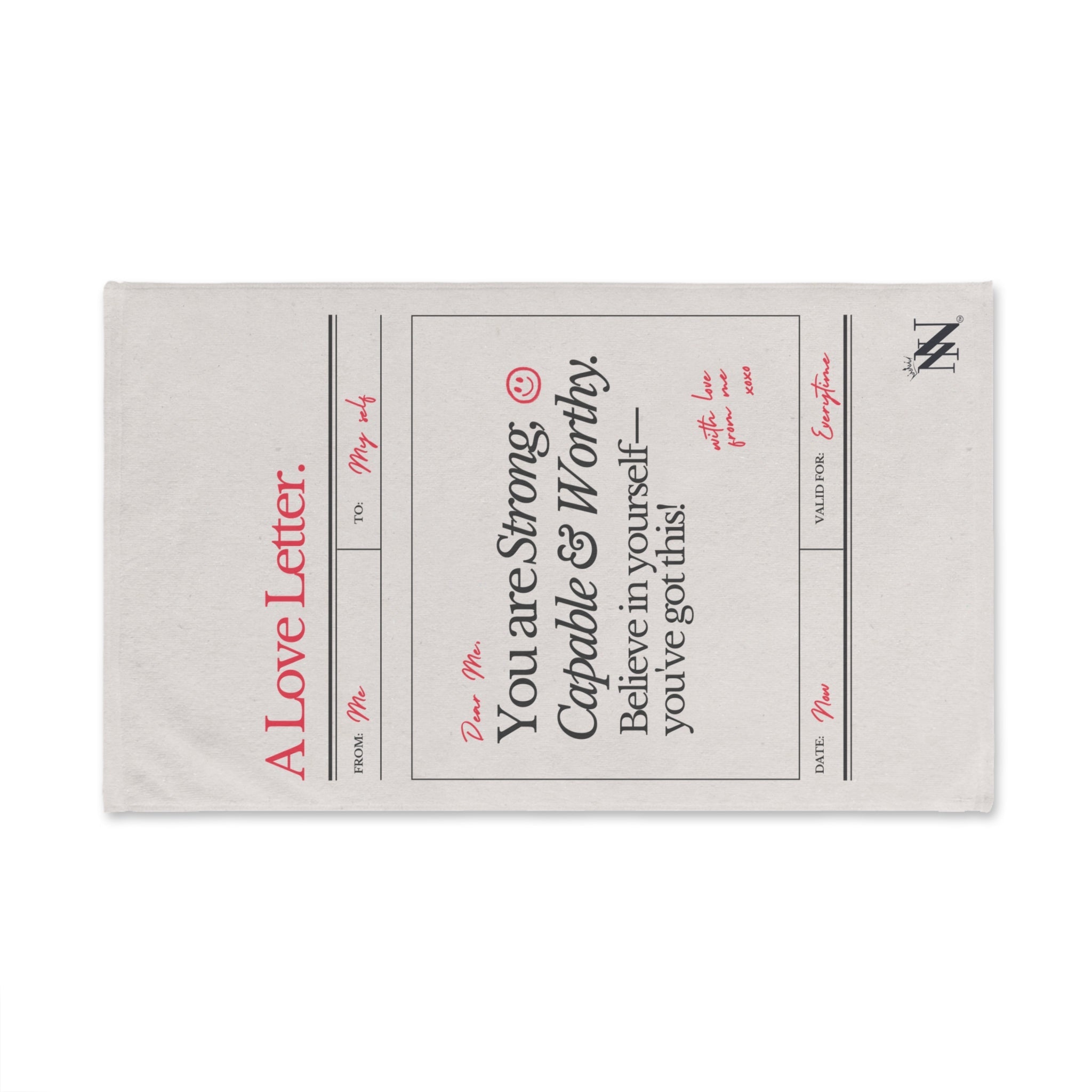 A Love Letter to Myself | Mix & Match Original Fun-Flirty Lovers’ Towels