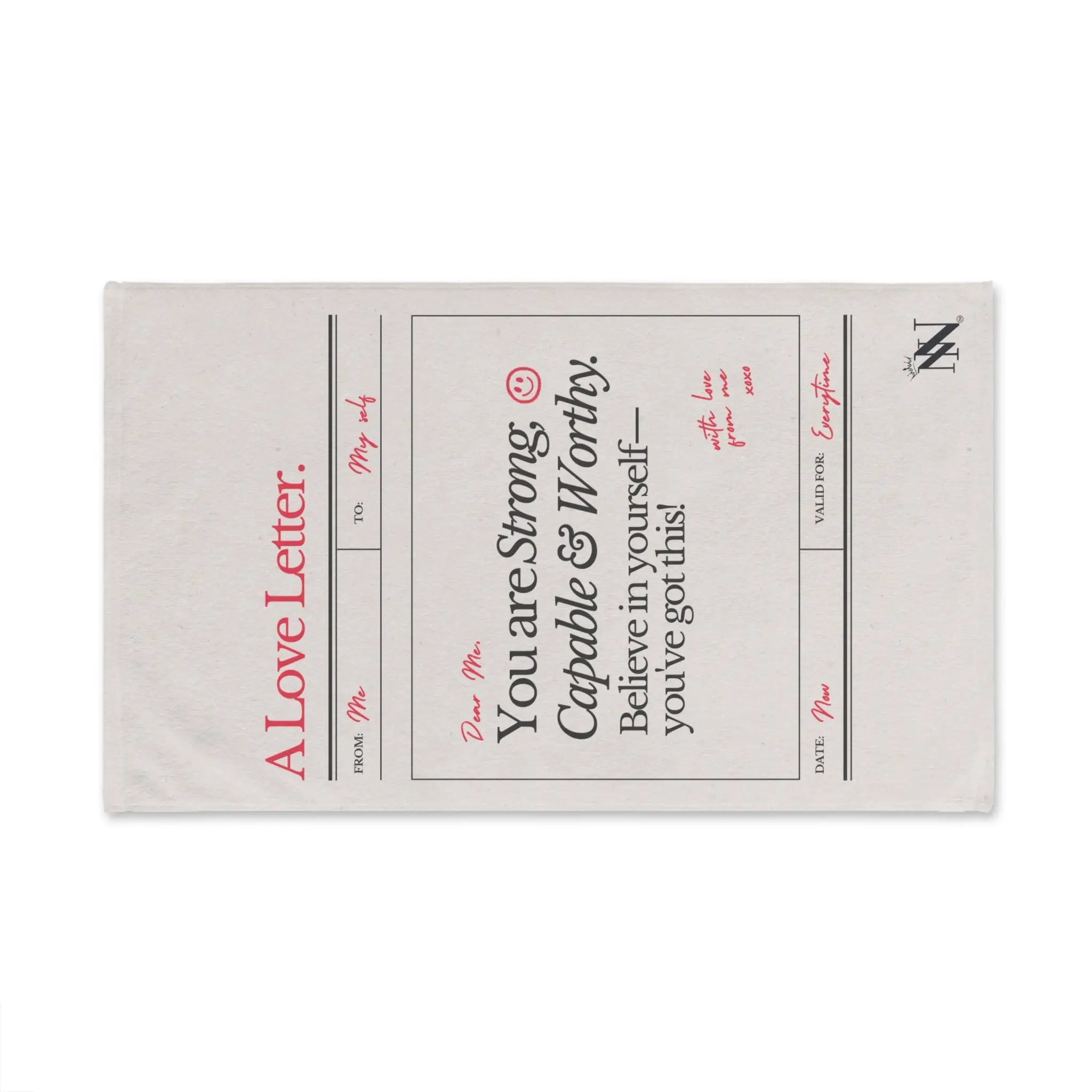 A Love Letter to Myself | Mix & Match Original Fun-Flirty Lovers’ Towels