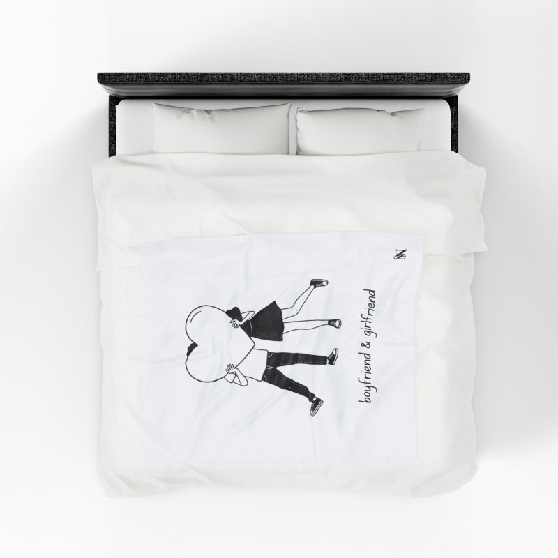 Boyfriend & Girlfriend | Mix & Match Soft Fun-Flirty Lovers’ Blankets