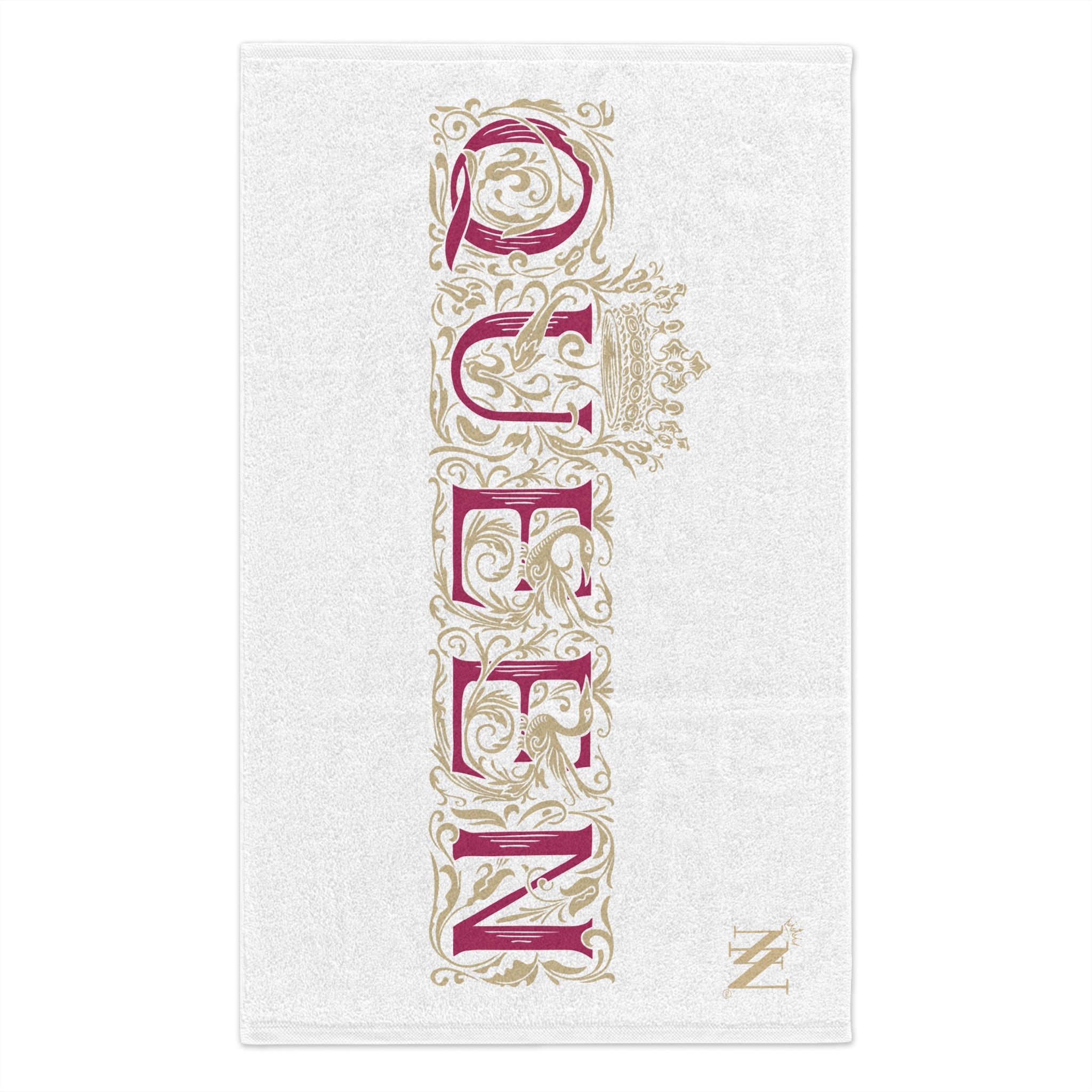 Gold Filigree Queen | Mix & Match Soft Fun-Flirty Lovers’ Towels