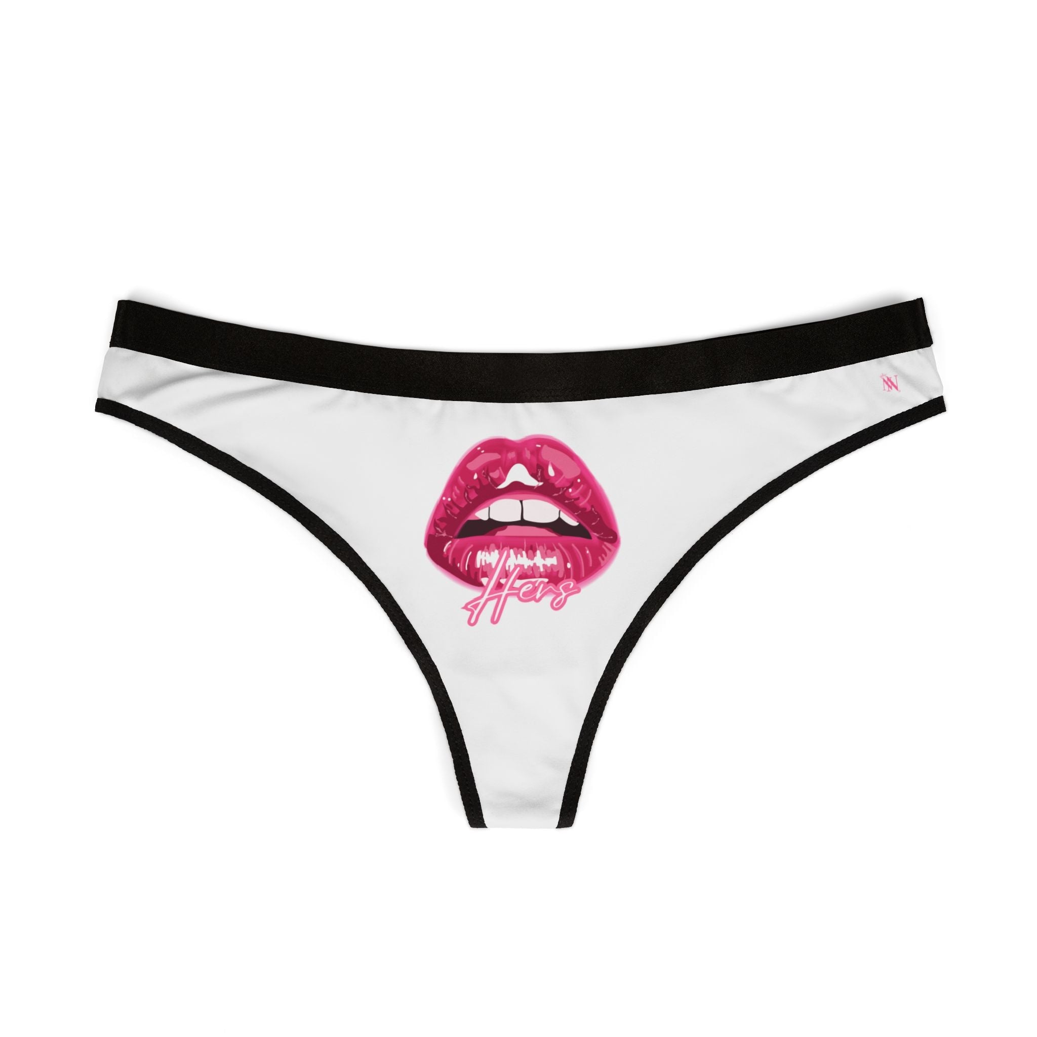 Hers Mouth Open Sex Gifts Lingerie Women’s Thong