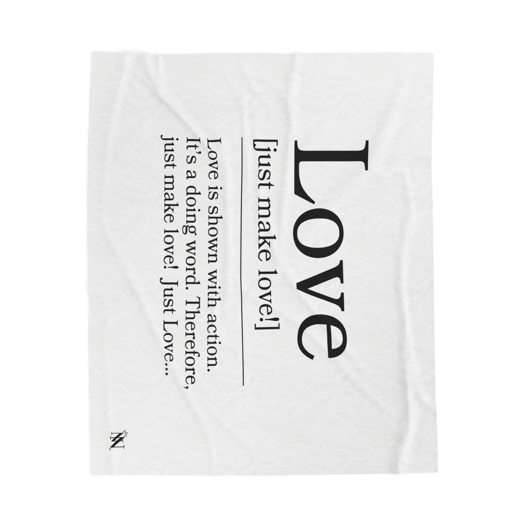 Definition of Love Romantic Sex Gifts Blanket