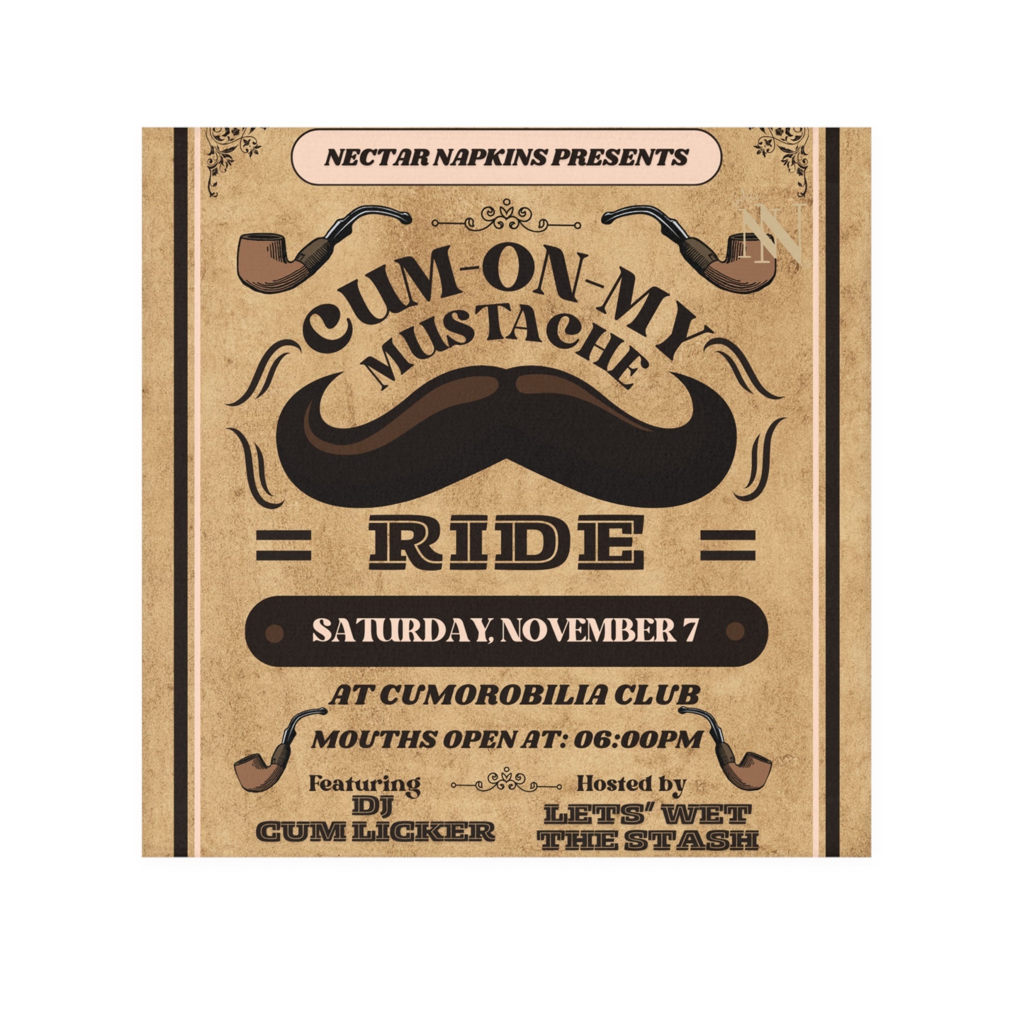 Mustache Ride | Mix & Match Lils’ Fun-Flirty Lovers’ Towels