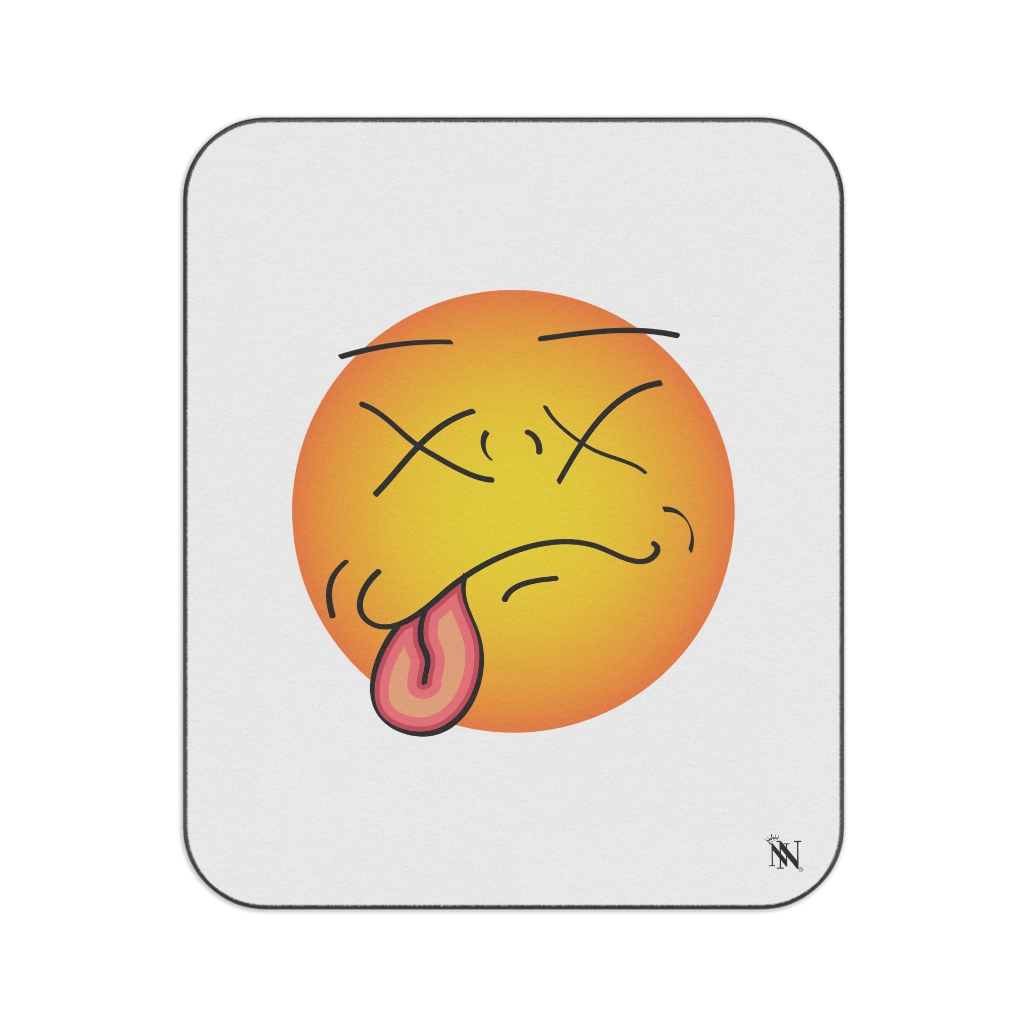 Knocked Out Emoji | Mix Match Fun-Flirty Lovers’ Water-Resistant Blankets