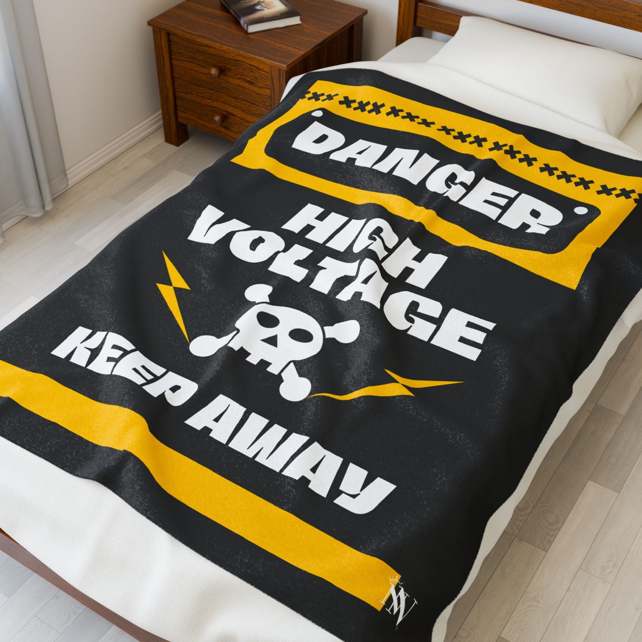Danger High Voltage | Mix & Match Soft Fun-Flirty Lovers’ Blankets