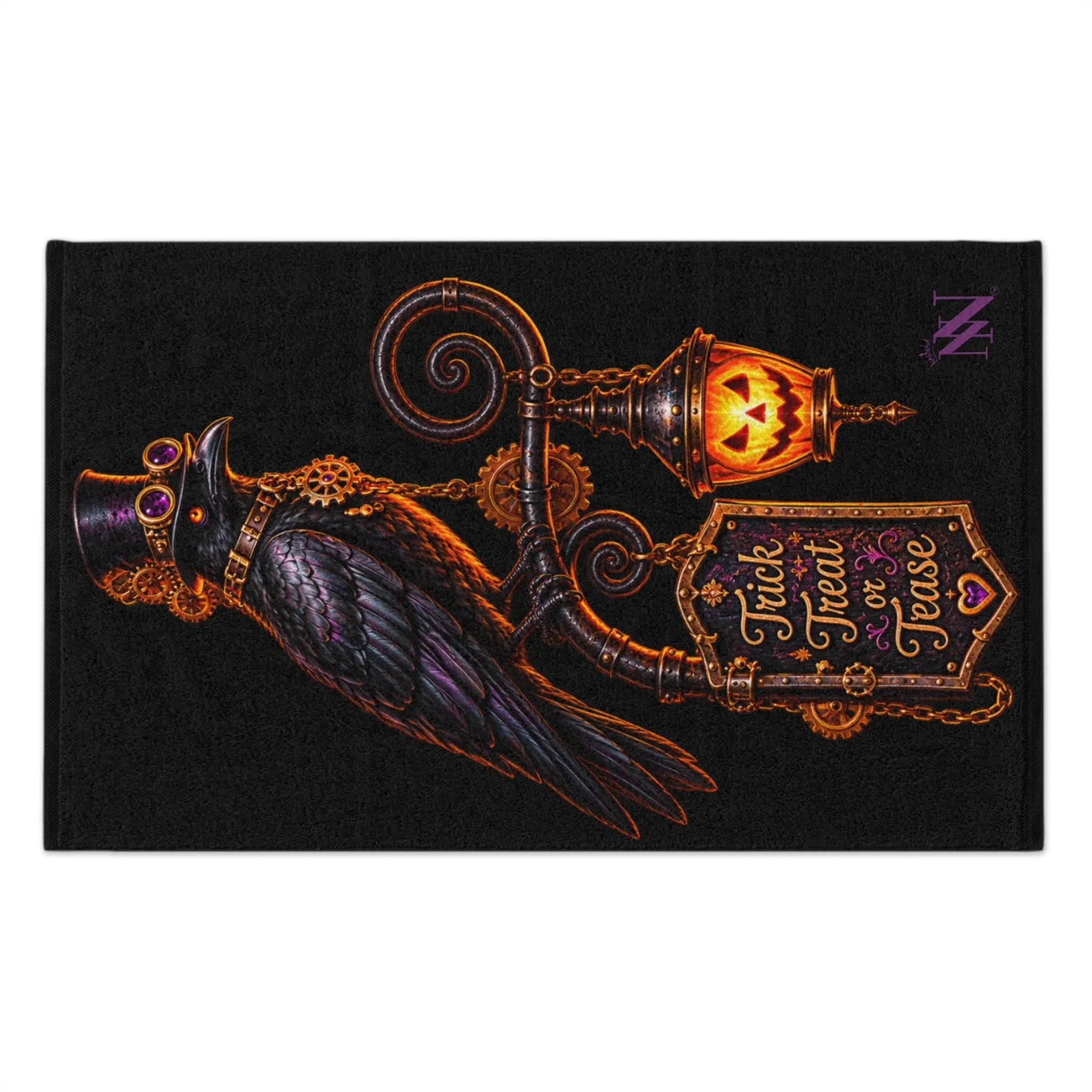 Trick Treat or Tease Crow Sex Towel
