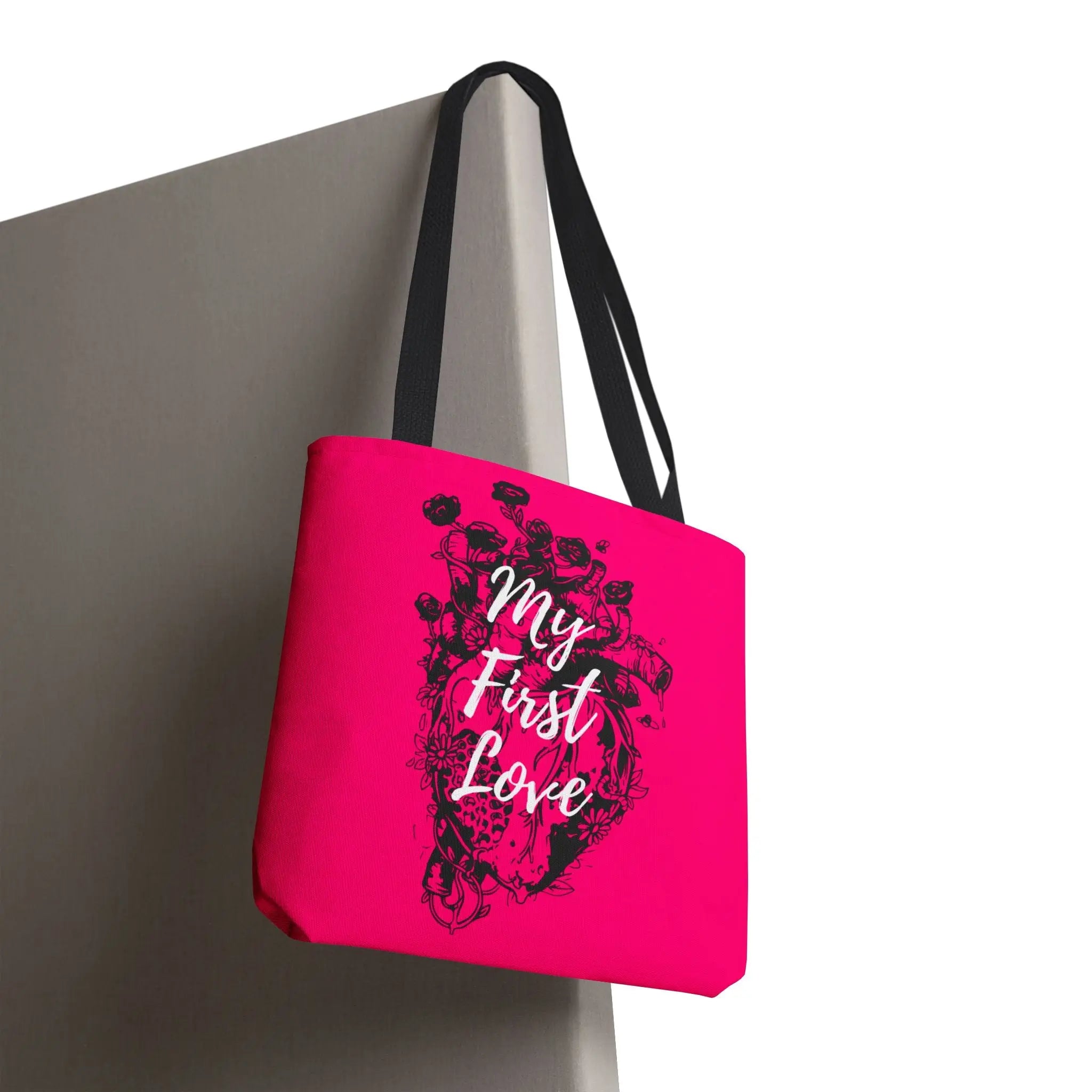 My First Love Real Heart & Flowers | Nectar Napkins Fun-Flirty Loversā Totes