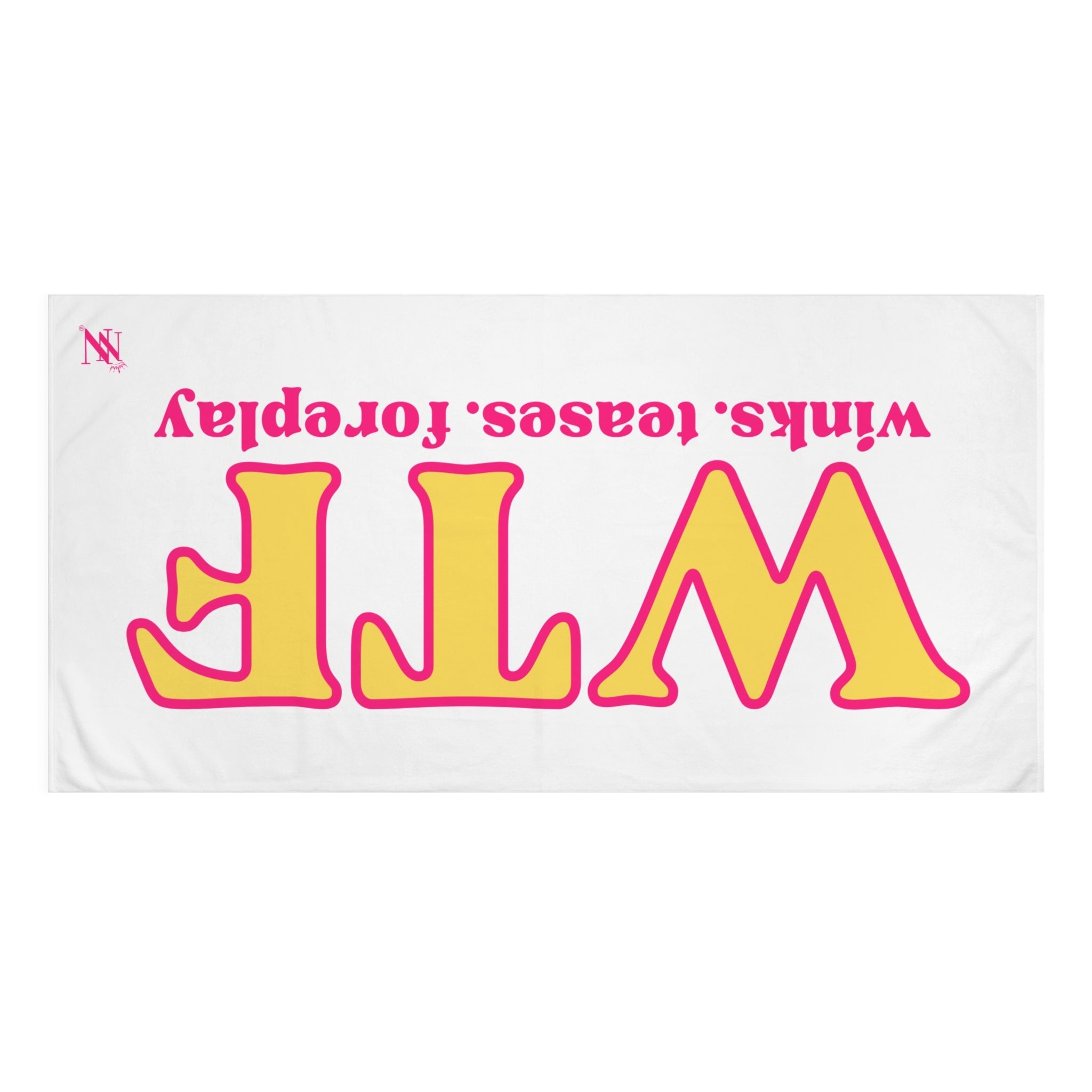 WTF Winks Teases Foreplay | Mix & Match XL Fun-Flirty Lovers’ Towels