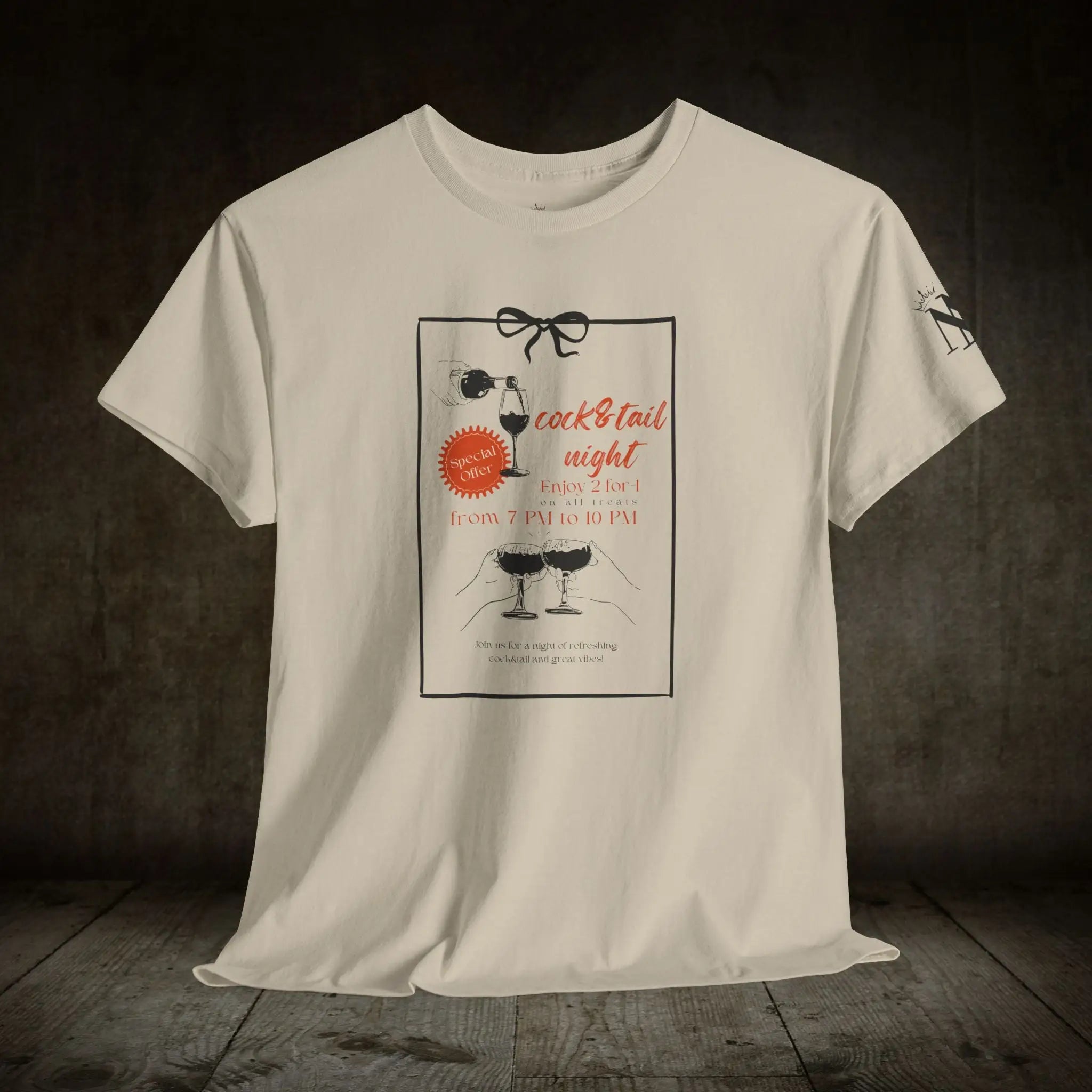 Cock & Tail Night | Mix & Match Cotton Unisex Fun-Flirty Loversโ T-Shirts