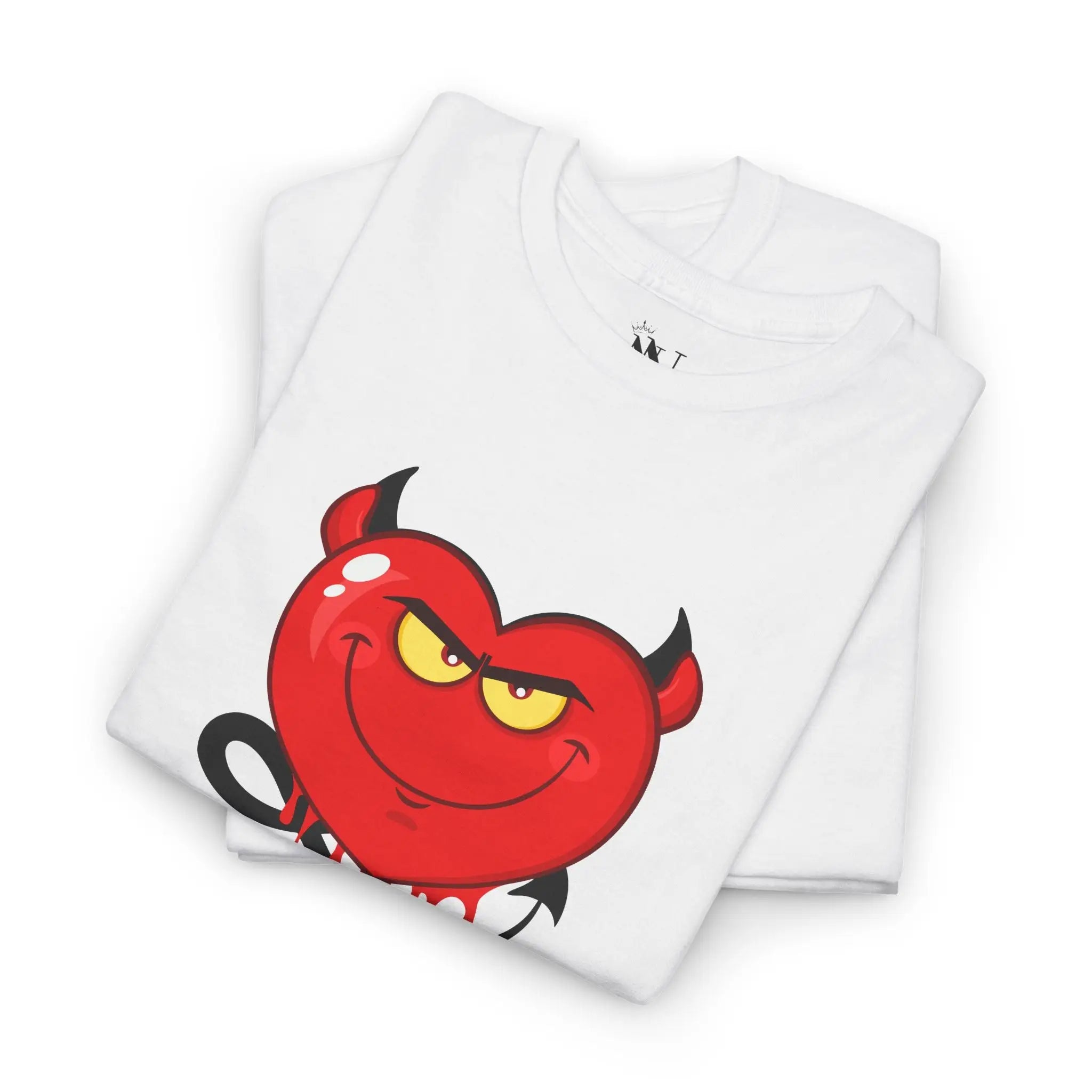Slippery Little Devil | Mix & Match Cotton Unisex Fun-Flirty Loversβ T-Shirts