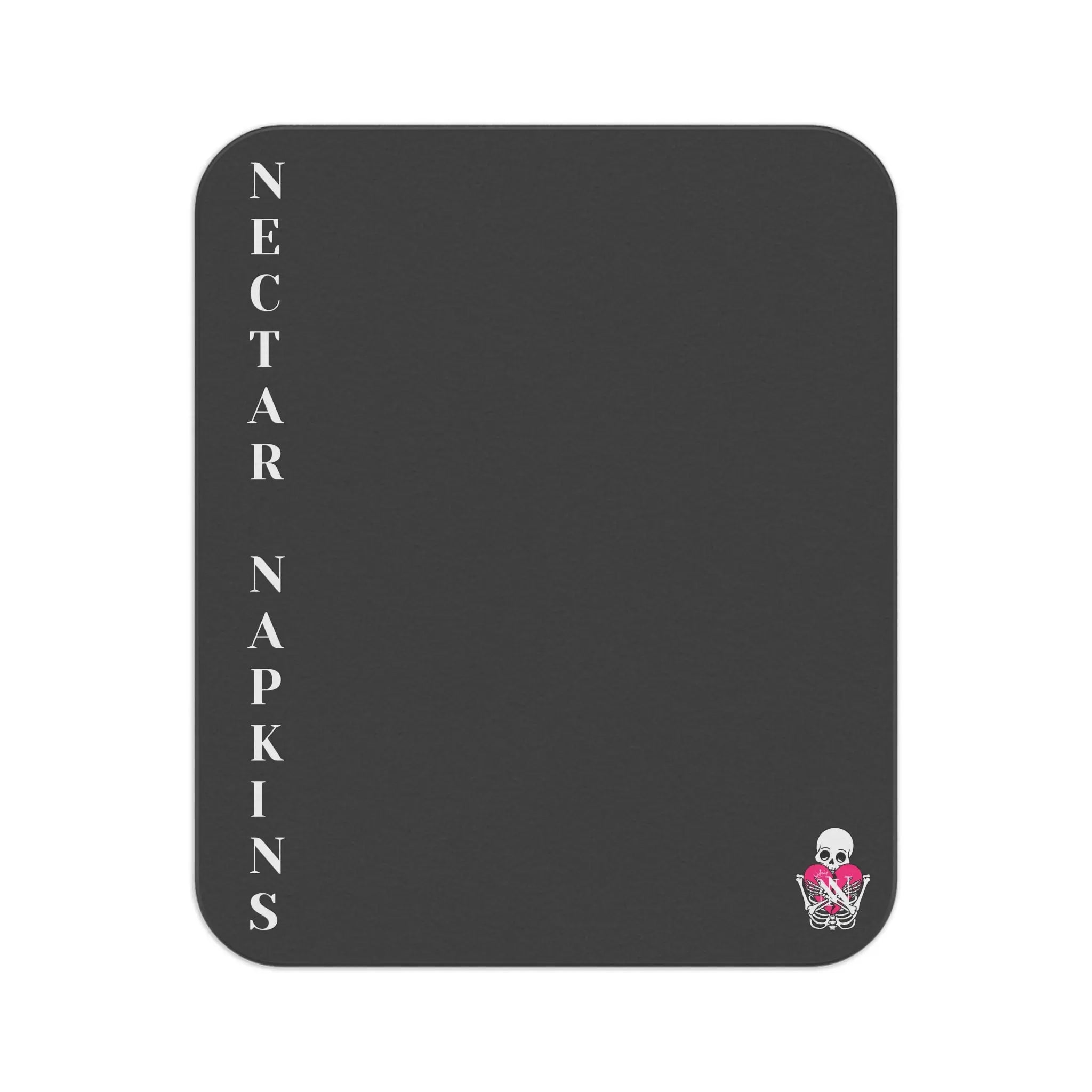 Nectar Napkins Brand Dark Grey Water-Resistant Sex Blanket