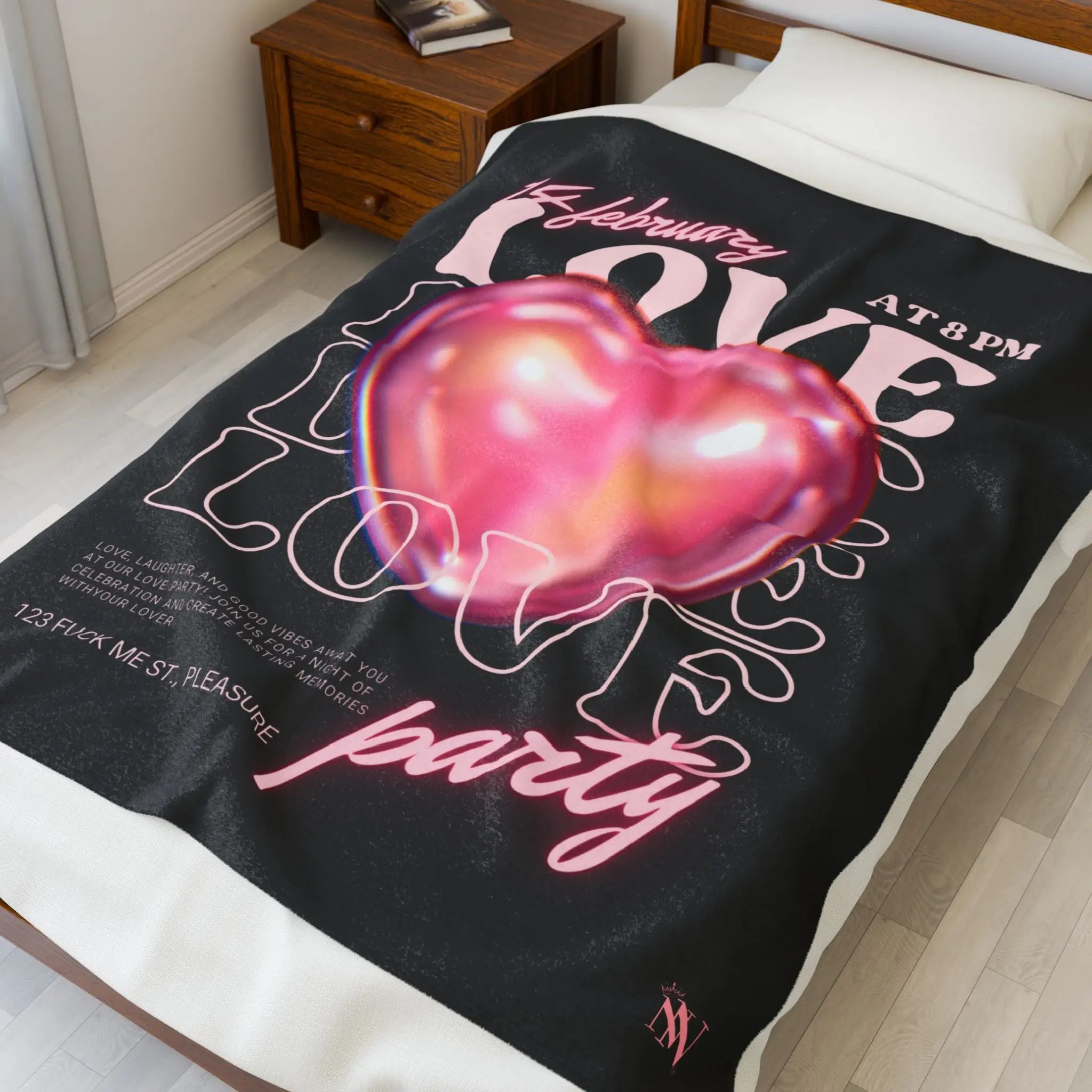 Love Party | Mix & Match Velveteen Fun-Flirty Lovers’ Blankets