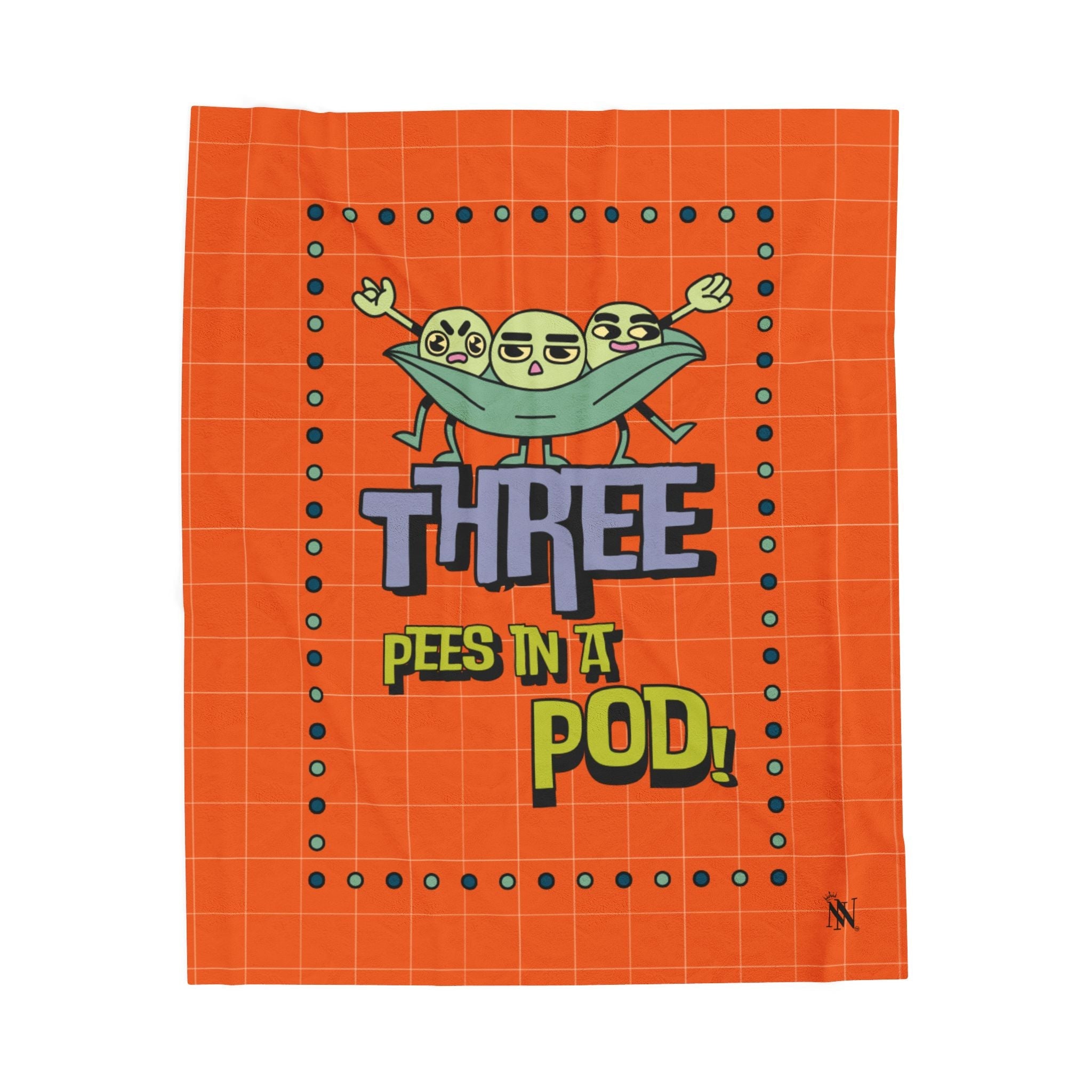 Three Pees in a Pod | Mix & Match Fun-Flirty Lovers’ Blankets