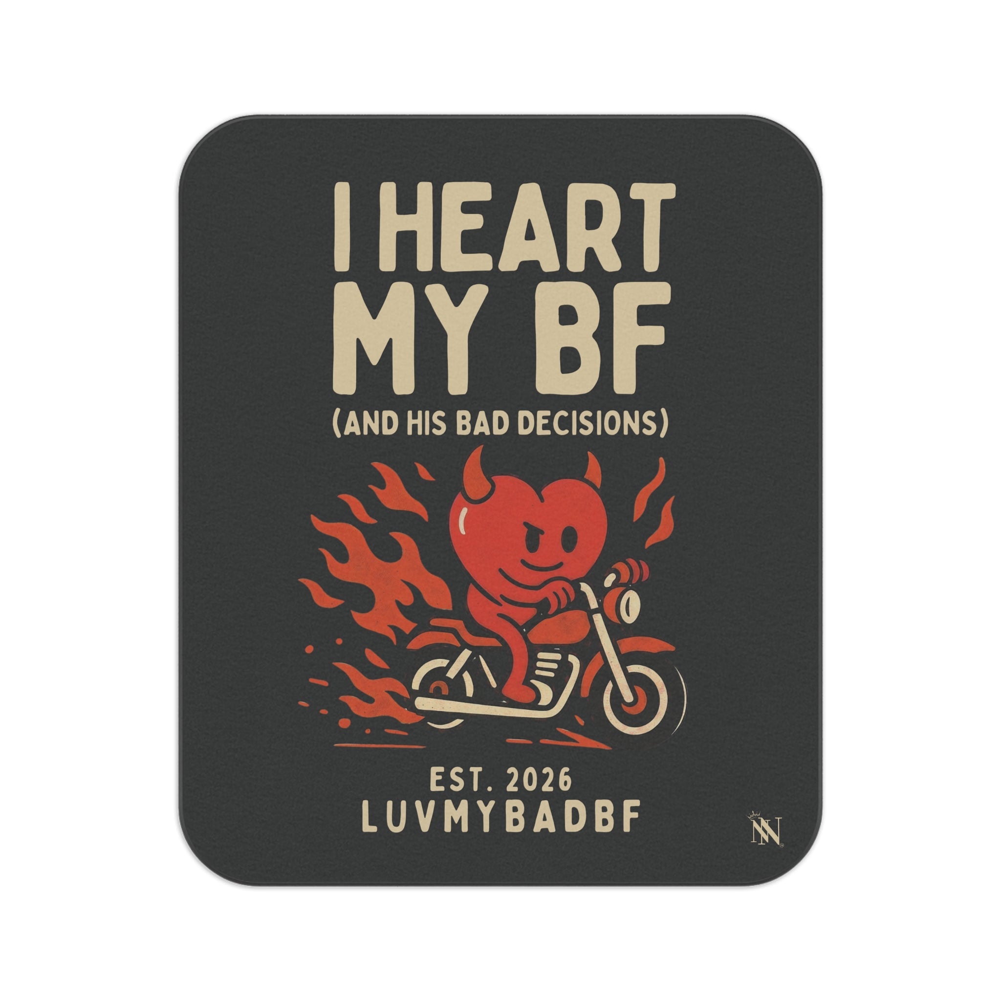 I Heart My BF | Mix Match Fun-Flirty Lovers’ Water-Resistant Blankets
