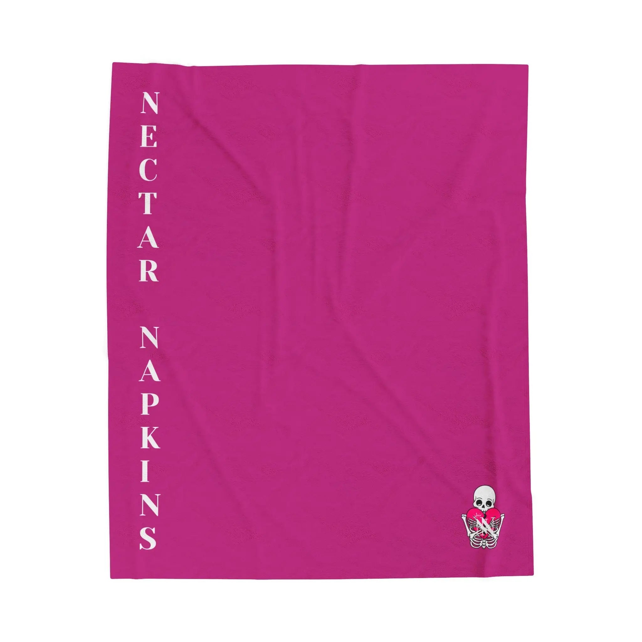 Nectar Napkins Brand Fuscia Pink Love Blanket