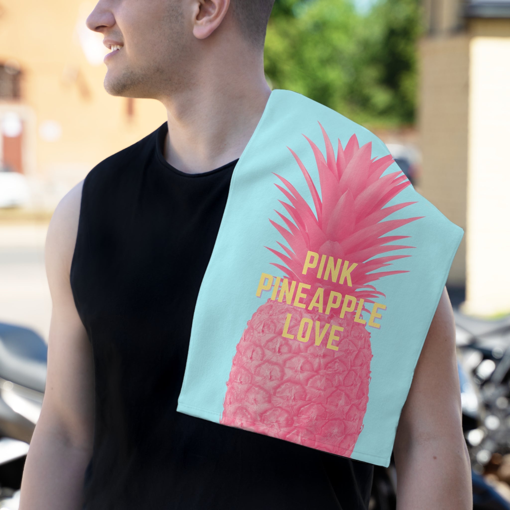 Pink Pineapple Love | Mix & Match Soft Fun-Flirty Lovers’ Towels