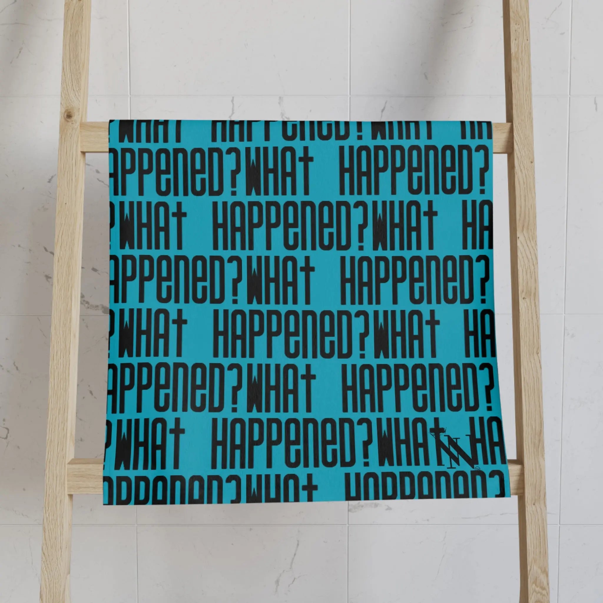 What Happened? Patterned Teal | Nectar Napkins Classic Fun-Flirty Loversâ Towels