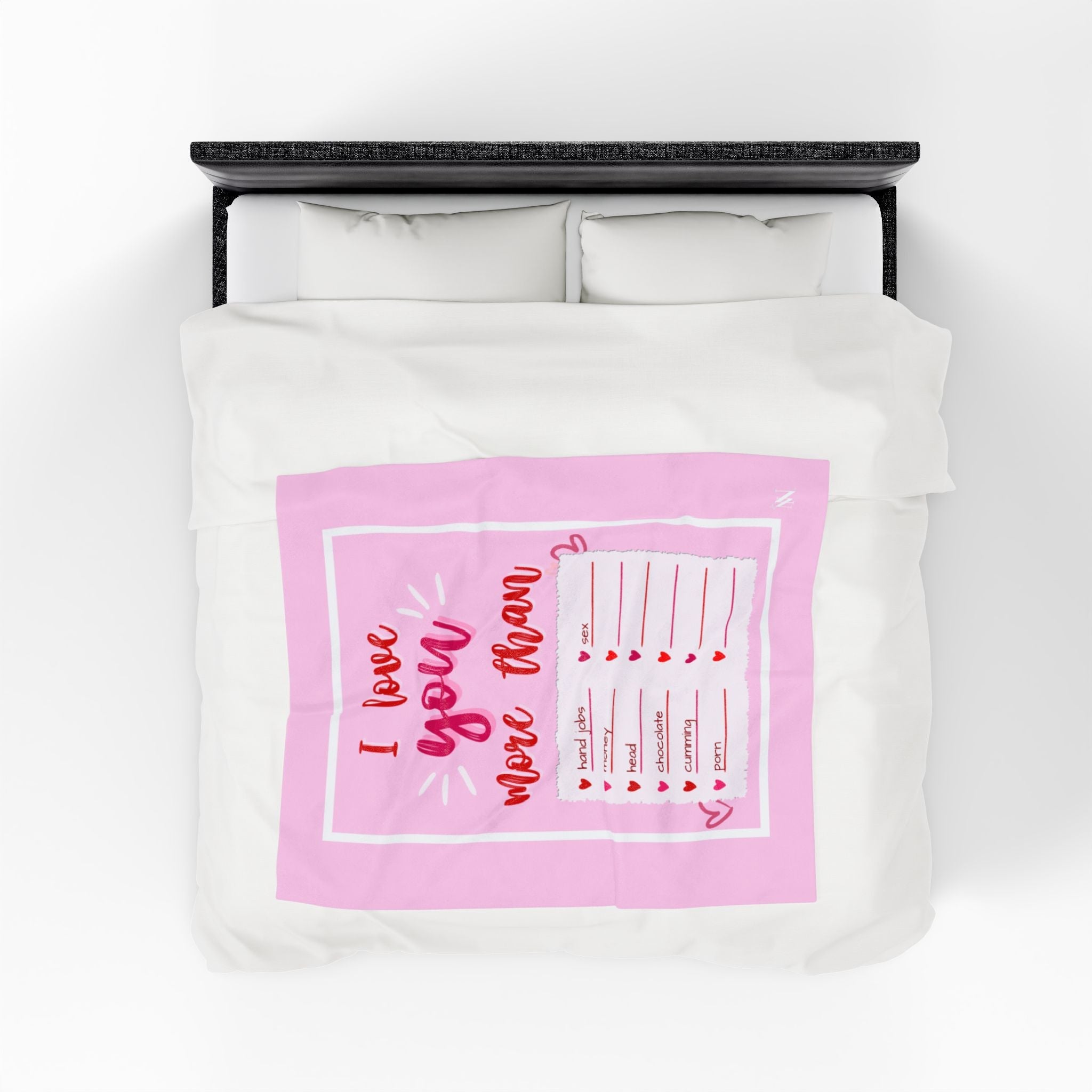 I Love You More Than | Mix & Match Fun-Flirty Lovers’ Blankets