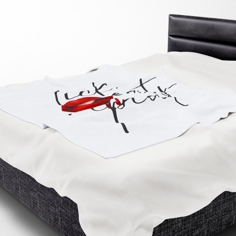 Lick Eat Repeat | Mix & Match Soft Fun-Flirty Lovers’ Blankets