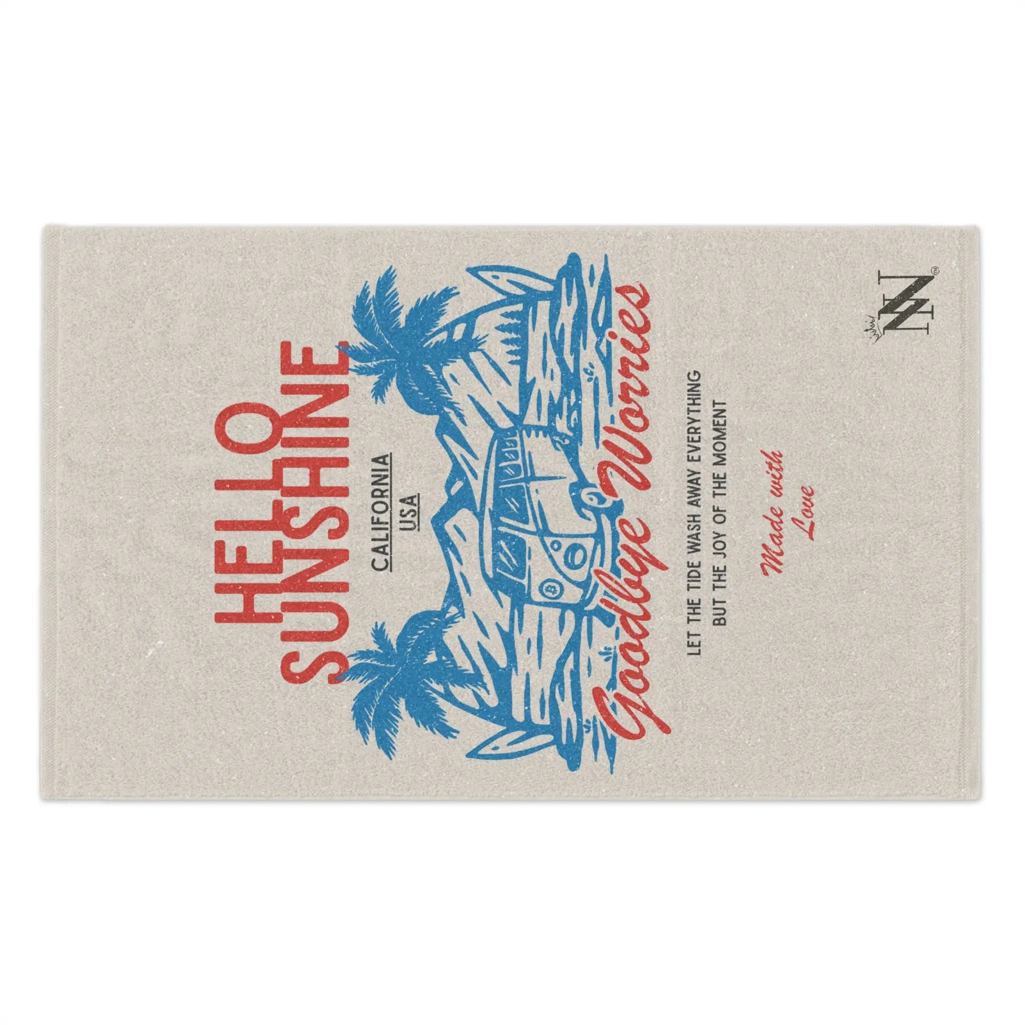Hello Sunshine Bye Worries | Mix & Match Soft Fun-Flirty Lovers’ Towels