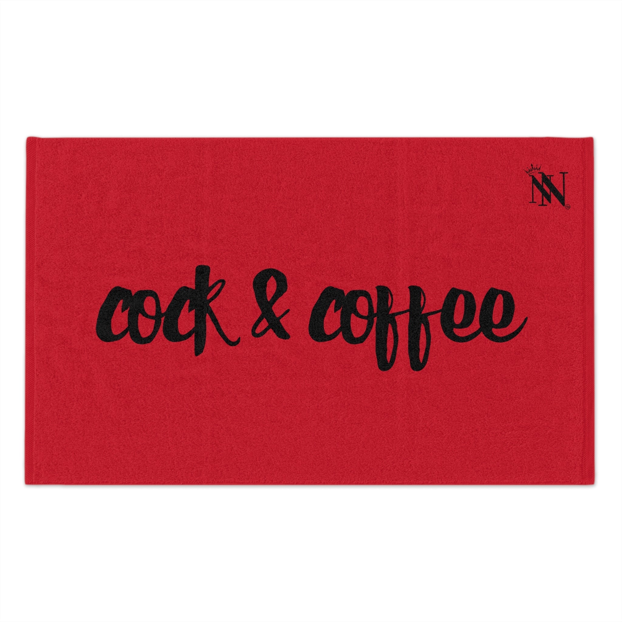 Cock & Coffee Signature Red | Mix & Match Soft Fun-Flirty Lovers’ Towels