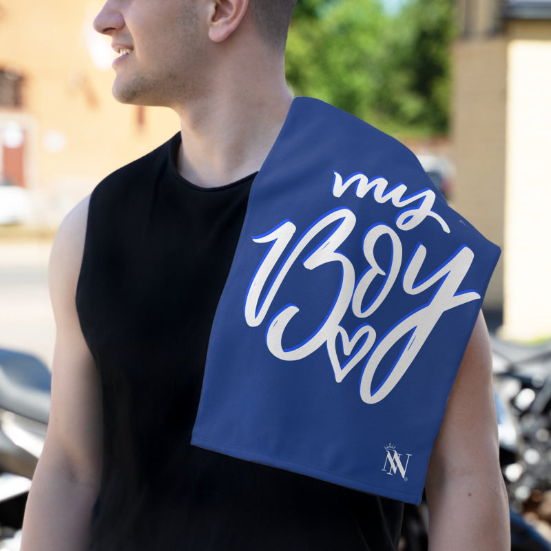 My Boy Blue | Mix & Match Soft Fun-Flirty Lovers’ Towels