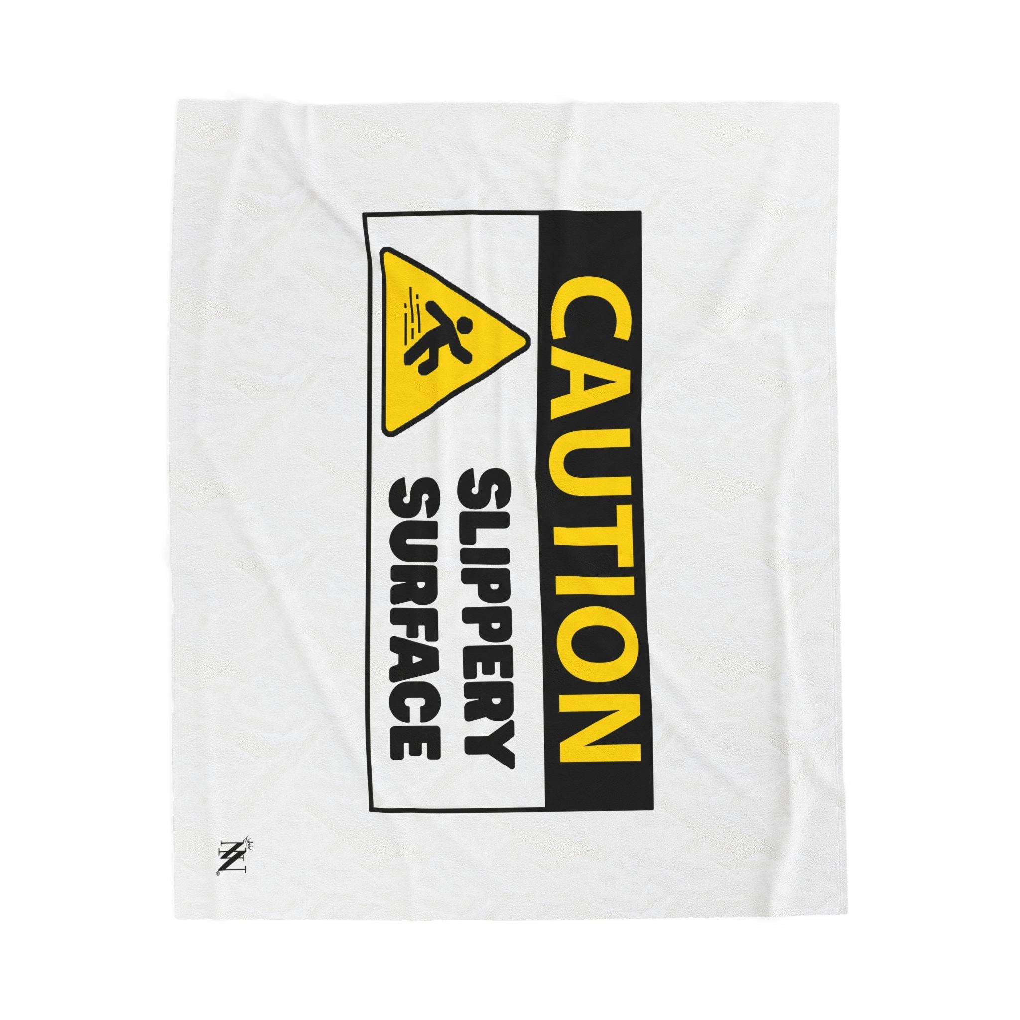 Caution: Slippery Surface | Mix & Match Soft Fun-Flirty Lovers’ Blankets