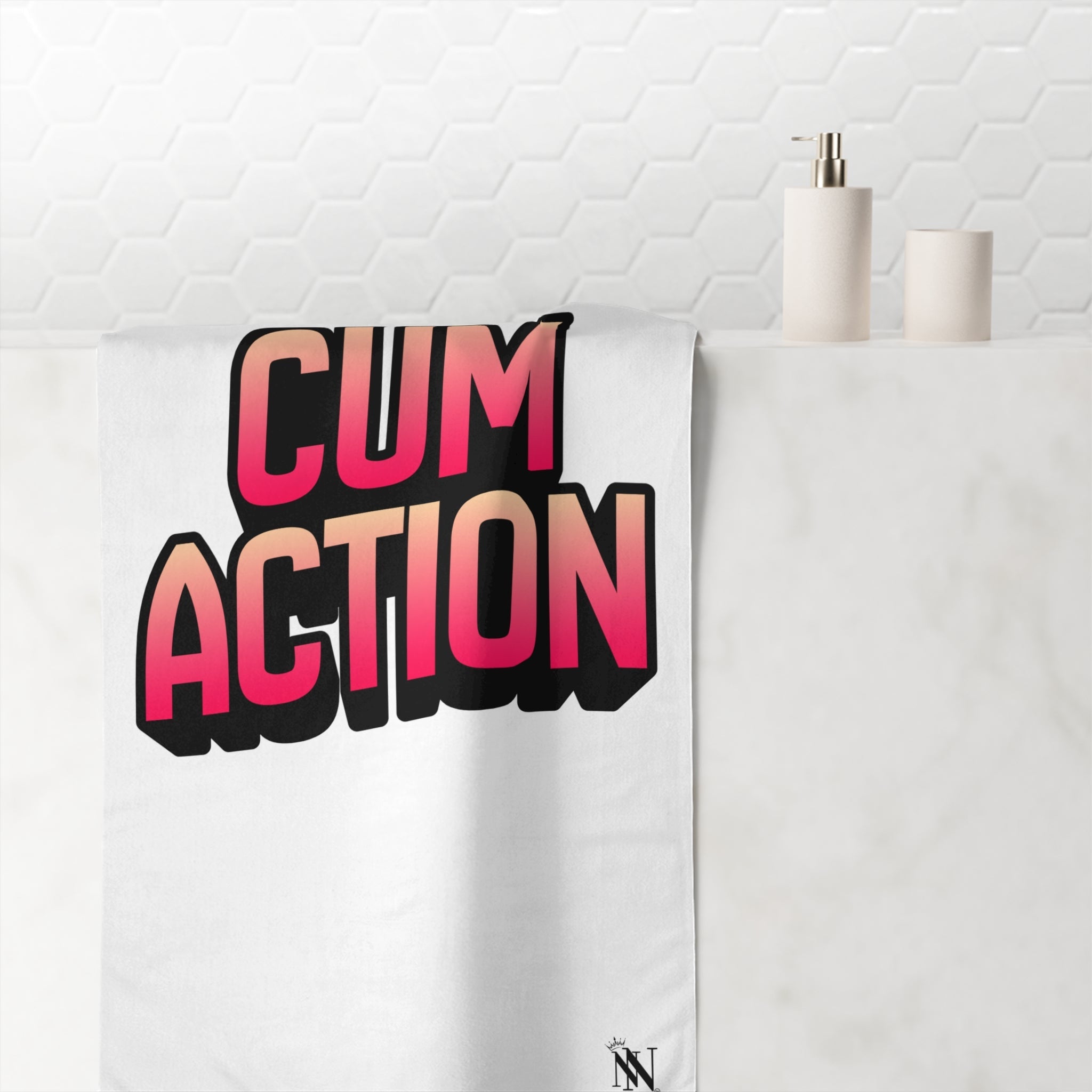 Cum Action | Mix & Match XL Fun-Flirty Lovers’ Towels