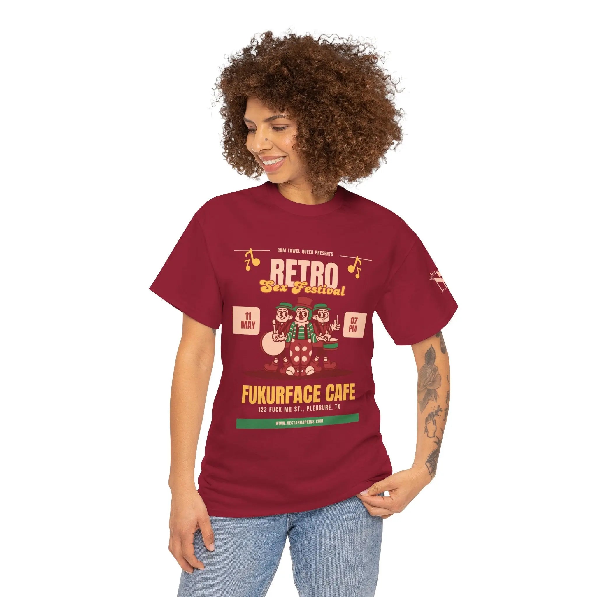 FUKURFACE Cafe | Mix & Match 100% Cotton Unisex Fun-Flirty Lovers’ Tees