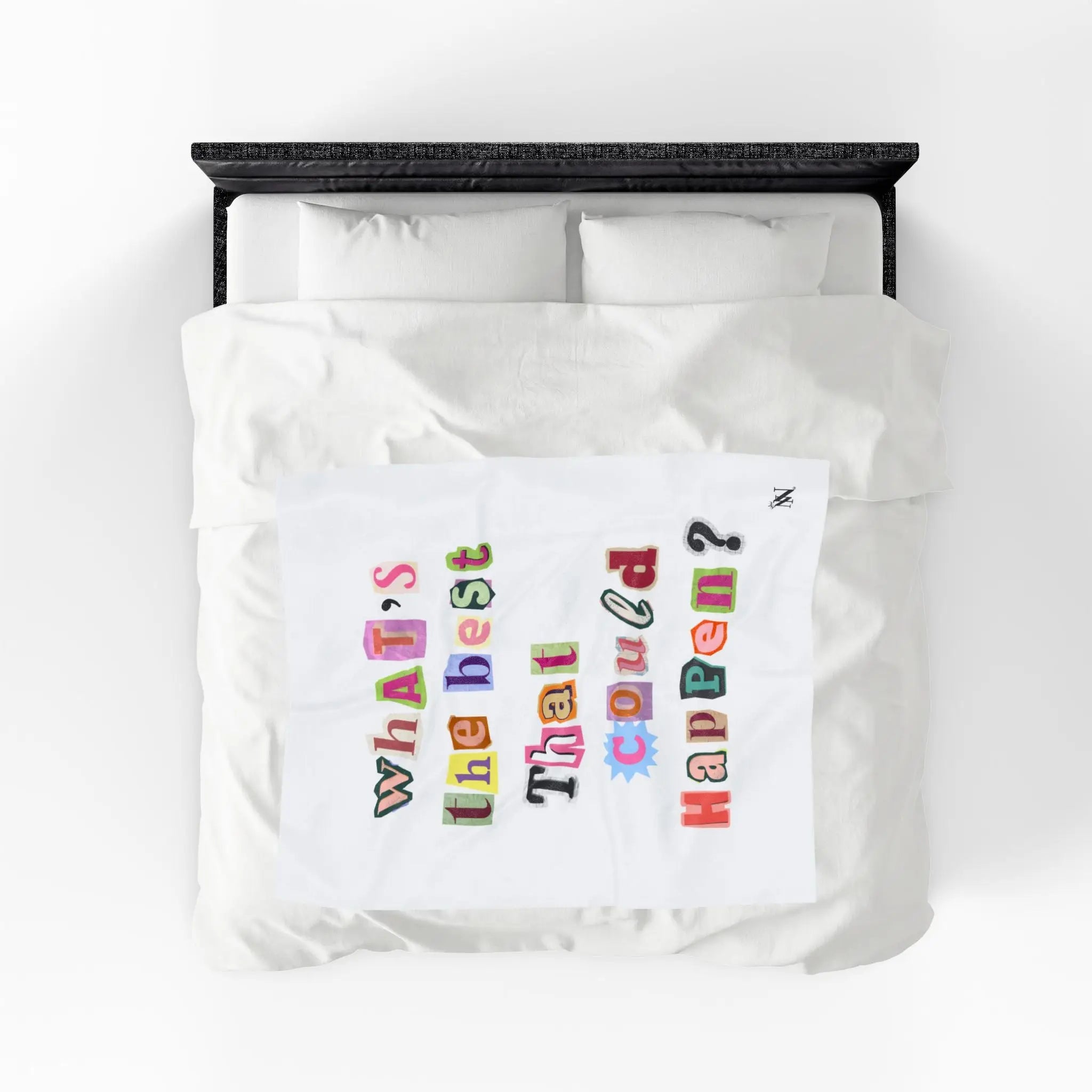 What’s the Best That Could Happen? Ransom Note Blanket