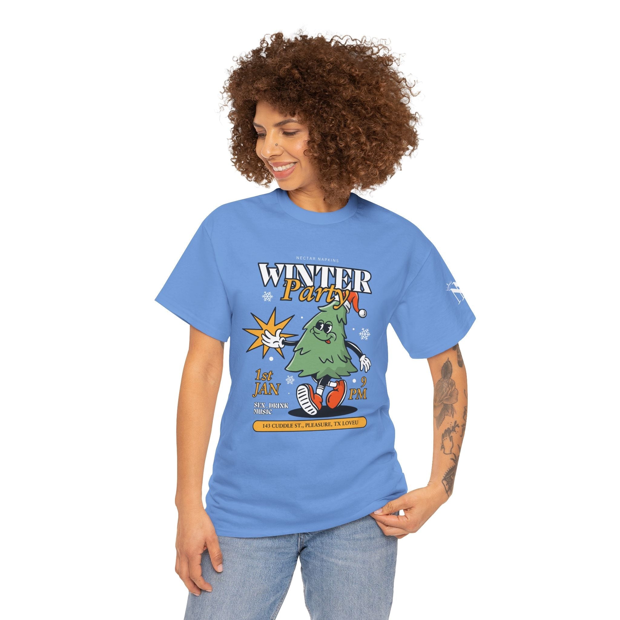 Winter Party | Mix & Match Cotton Unisex Fun-Flirty Lovers’ T-Shirts