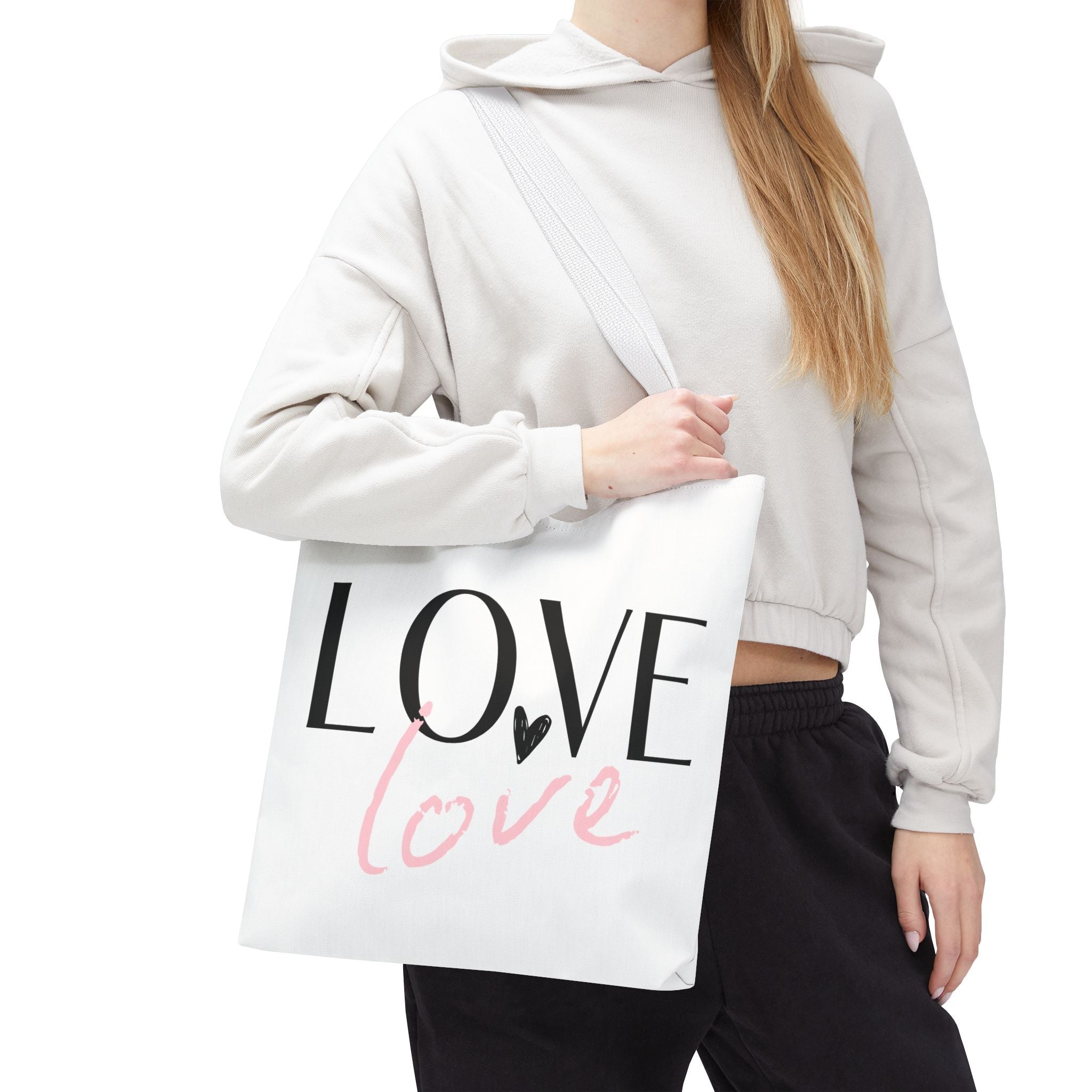 Love Love Fun Everyday Cute Tote Bag