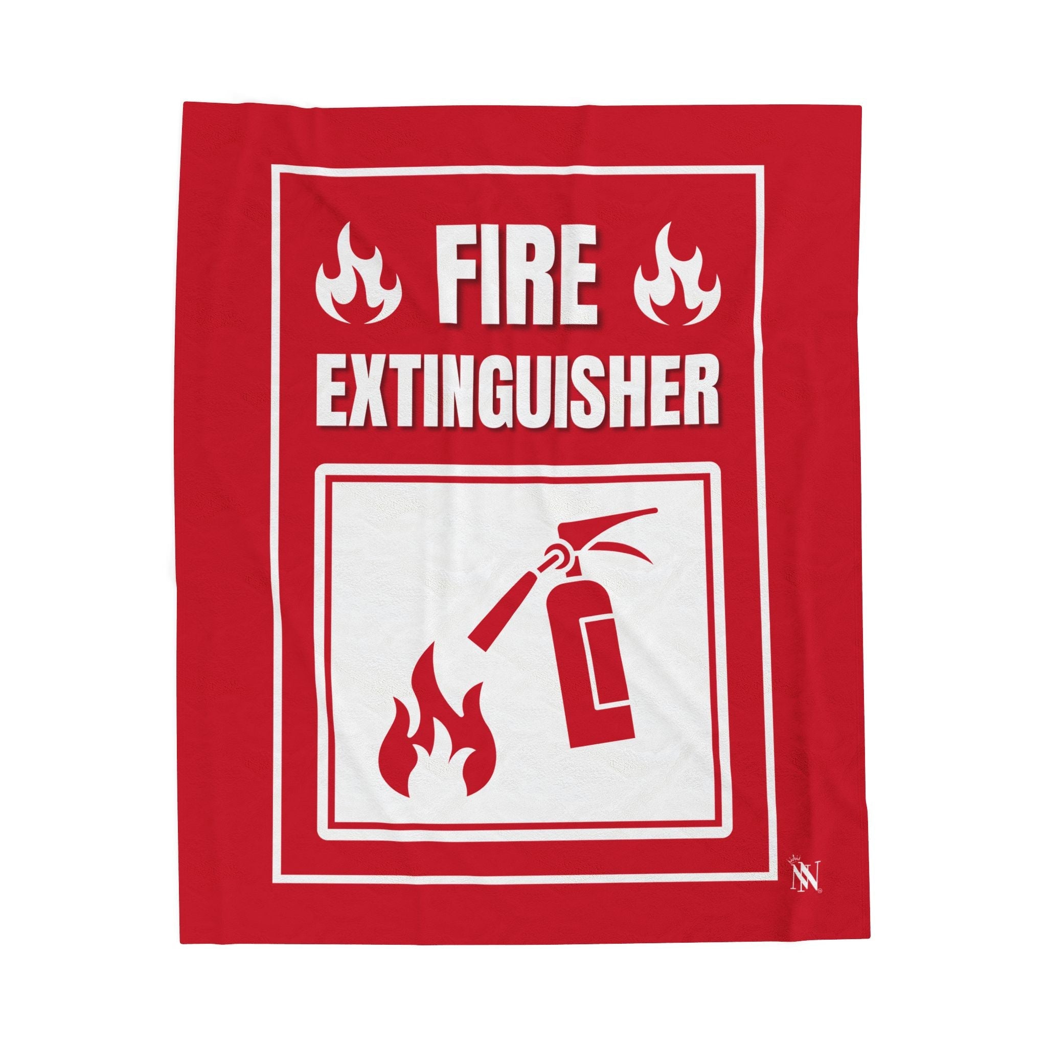 Fire Extinguisher | Mix & Match Velveteen Fun-Flirty Lovers’ Blankets