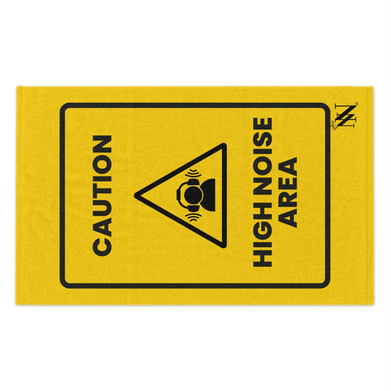 Caution High Noise Area | Mix & Match Soft Fun-Flirty Lovers’ Towels