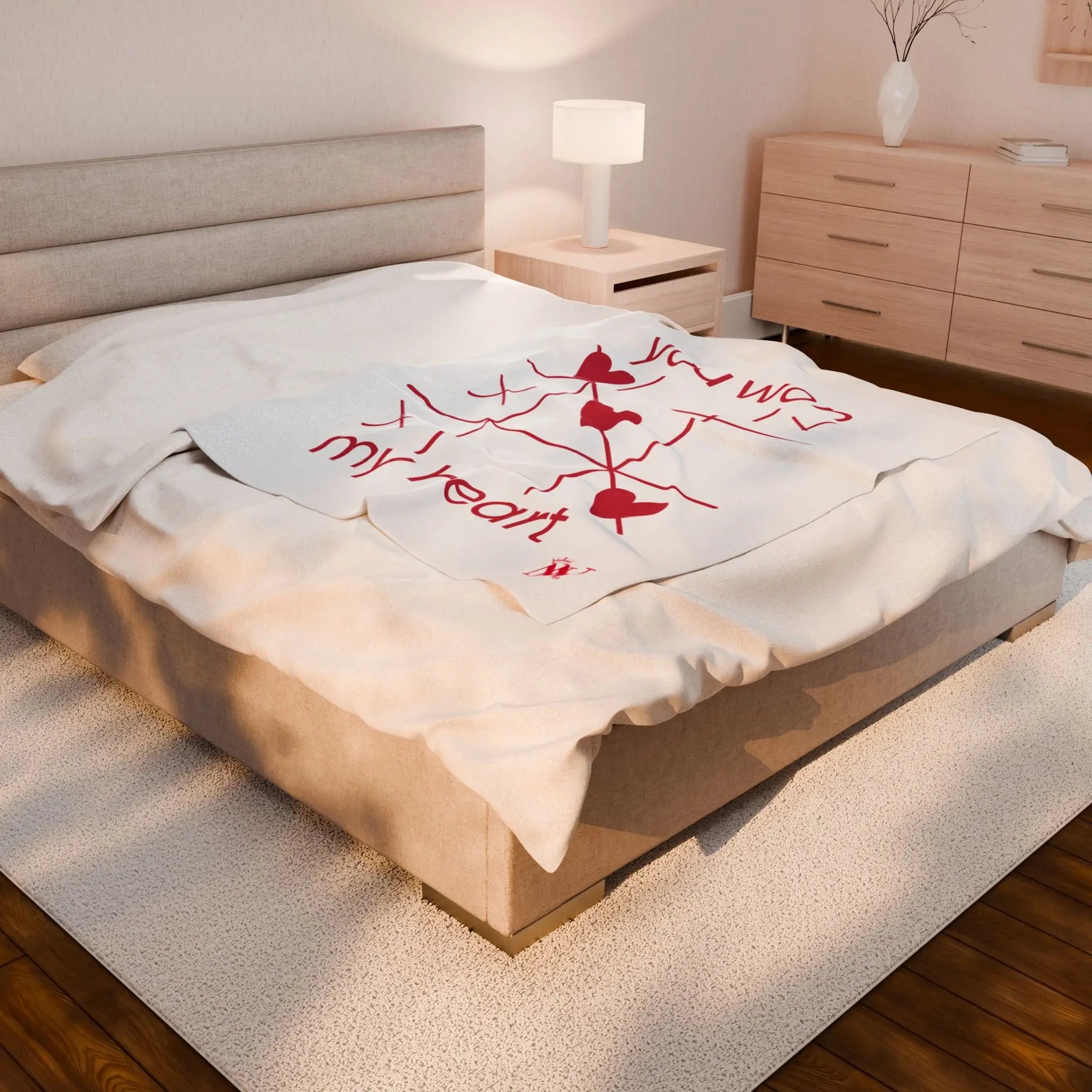 You Won My Heart | Mix & Match Velveteen Fun-Flirty Lovers’ Blankets