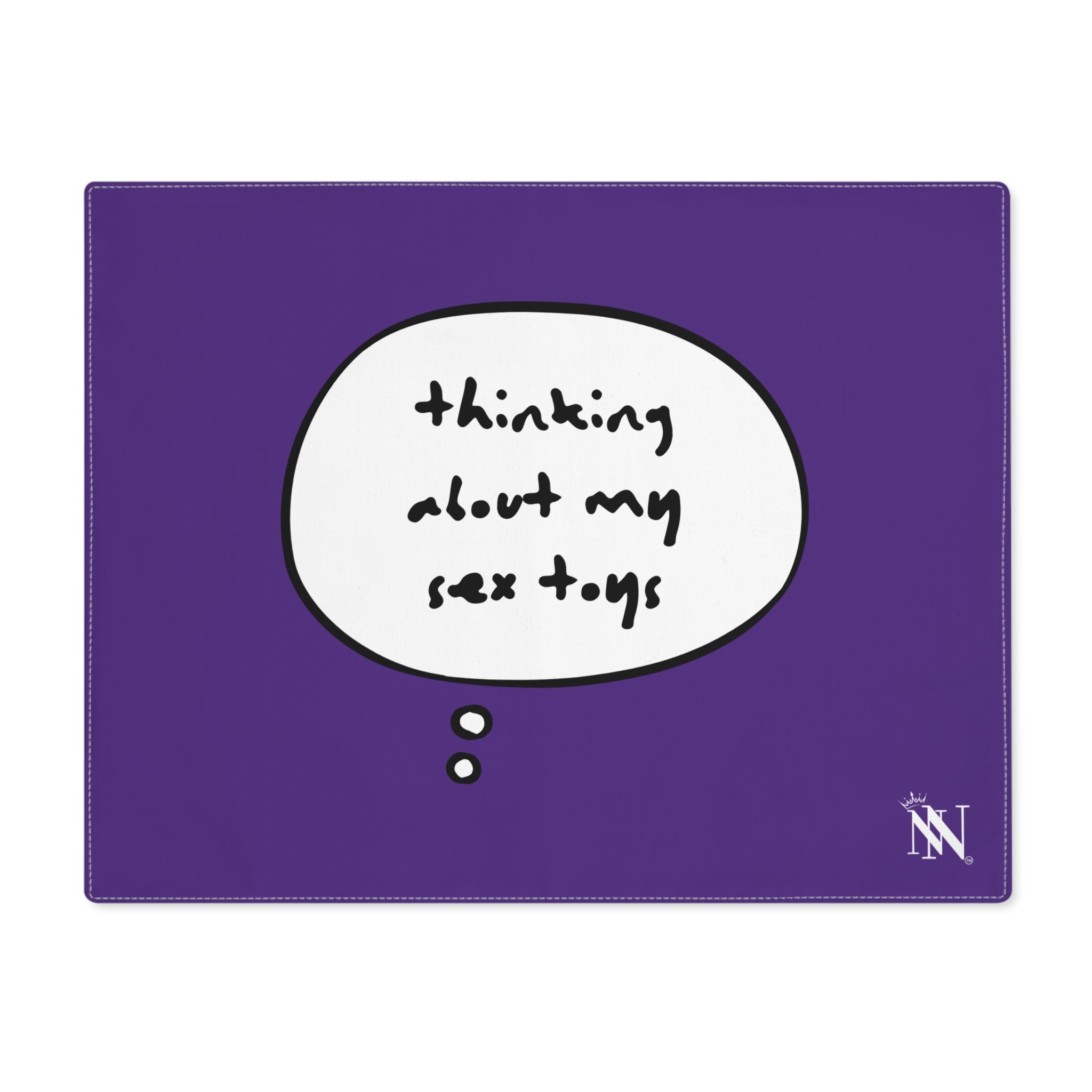 Purple Thinking About My Sex Toys | Mix & Match Playful Fun-Flirty Lovers’ Toy Mats