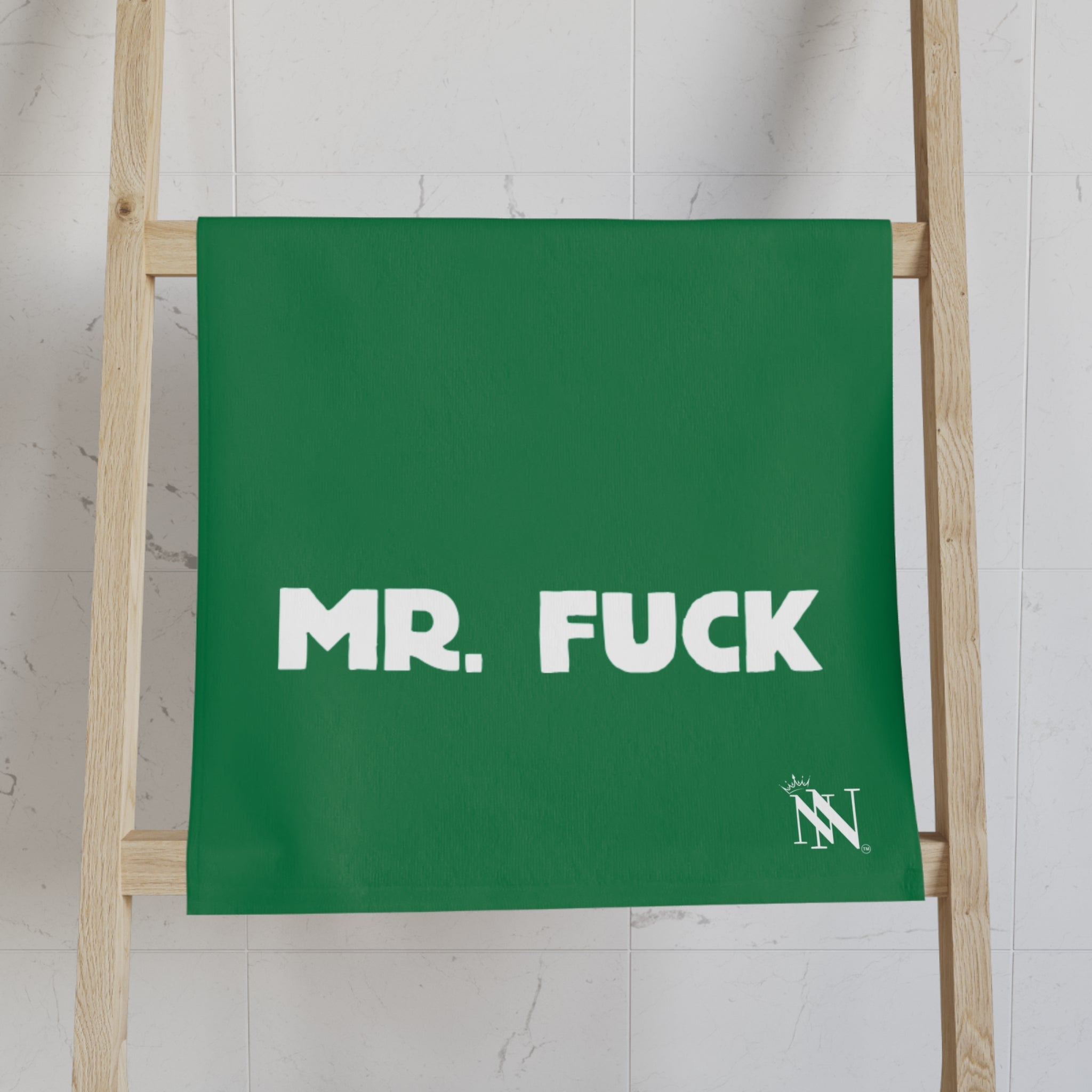 Mr. Mrs. Fuck Shareable Sides Green Cum Towel