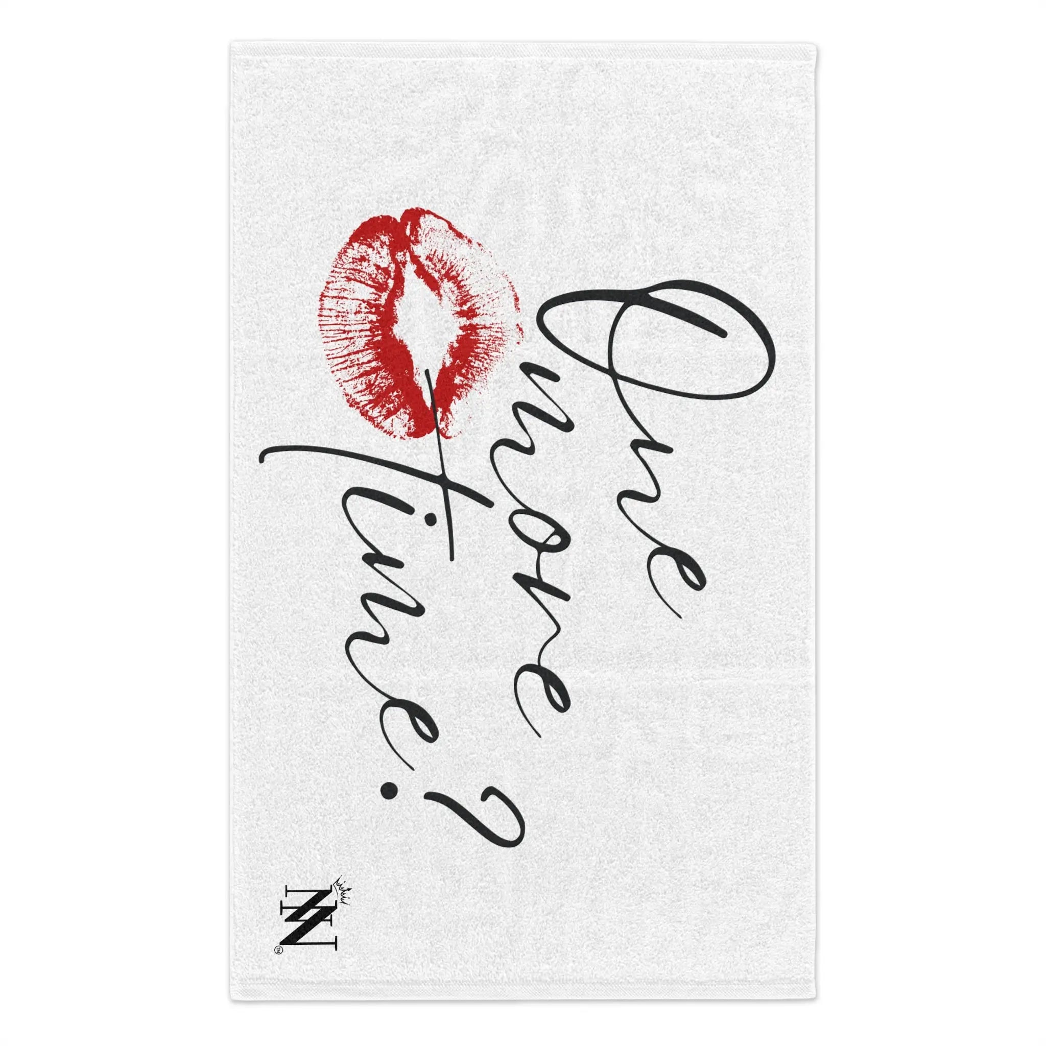 One More Time? with a Kiss Sex Towel