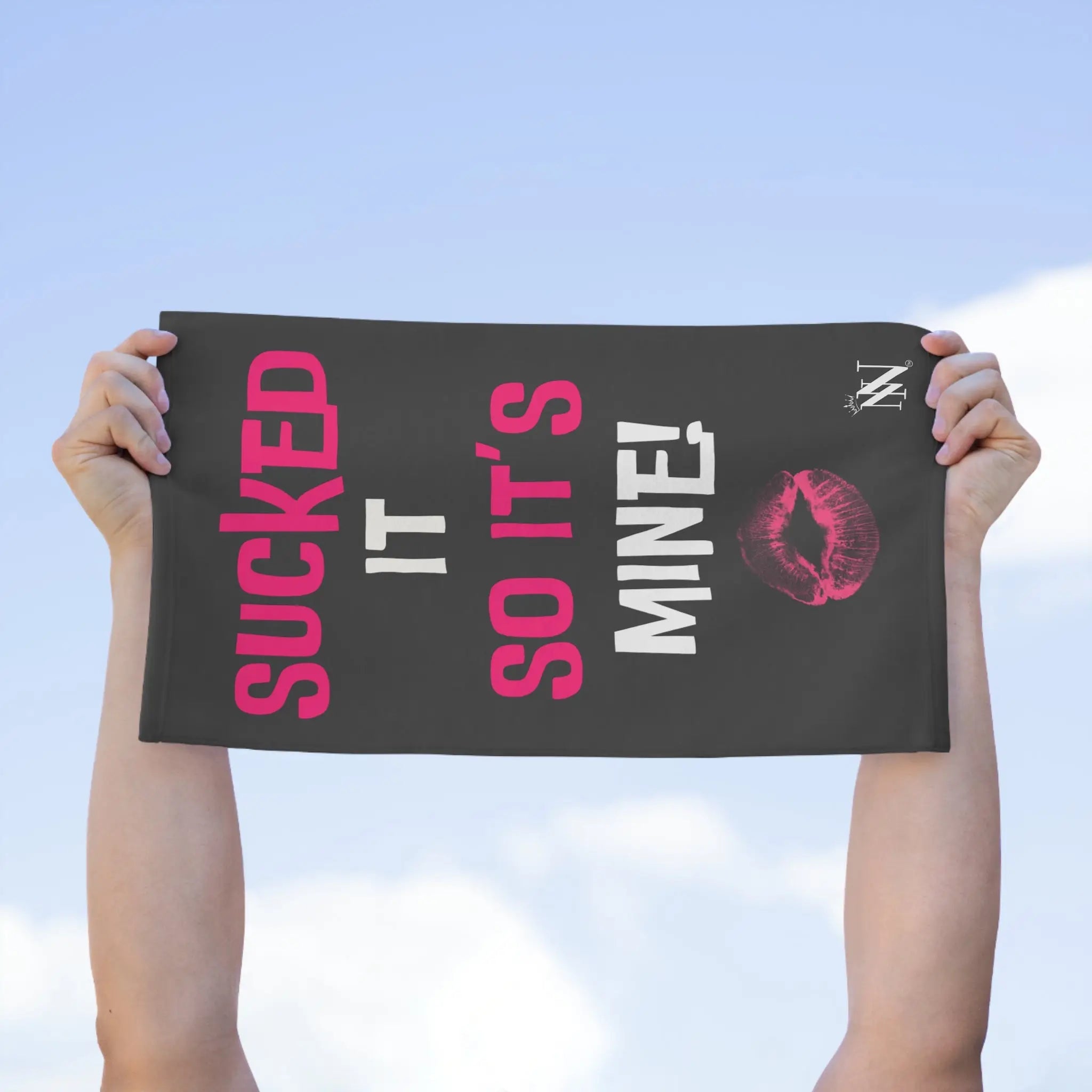 Sucked It So It’s Mine! With a Kiss Sex Towel