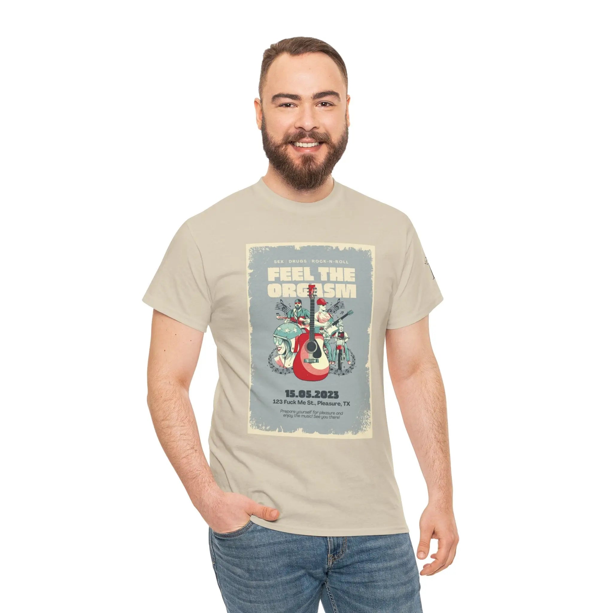 Feel the Orgasm! | Mix & Match 100% Cotton Unisex Fun-Flirty Lovers’ Tees