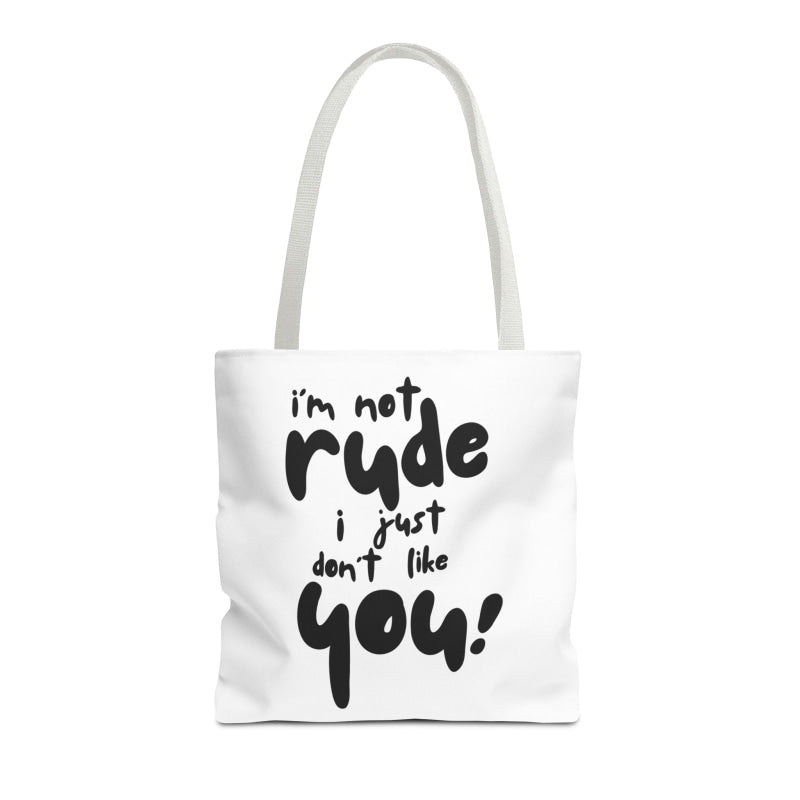 I’m Not Rude | Mix & Match Fun-Flirty Lovers’ Totes