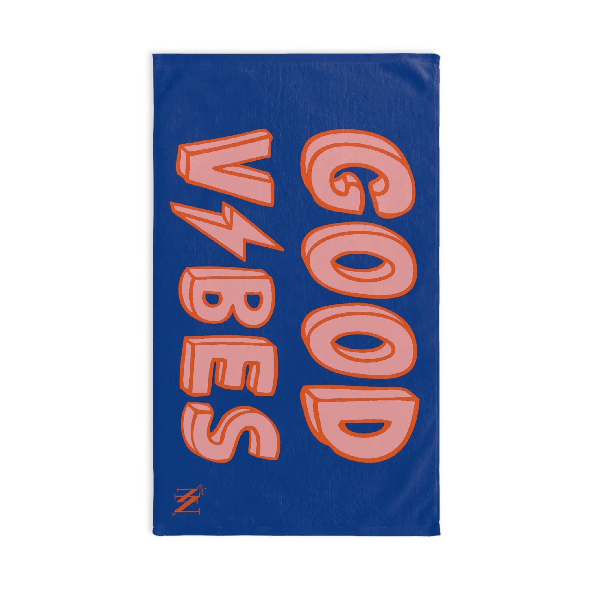 Good Vibes Red Electric Blue Cum Towel