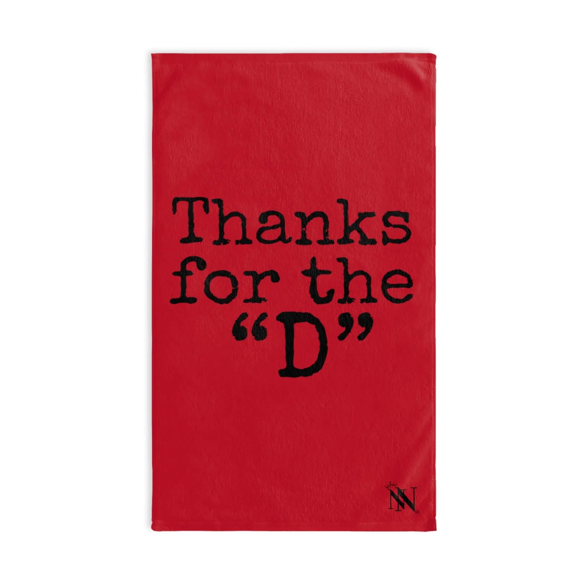 Thanks for the ’D’ Red | Mix & Match Classic Fun-Flirty Lovers’ Towels